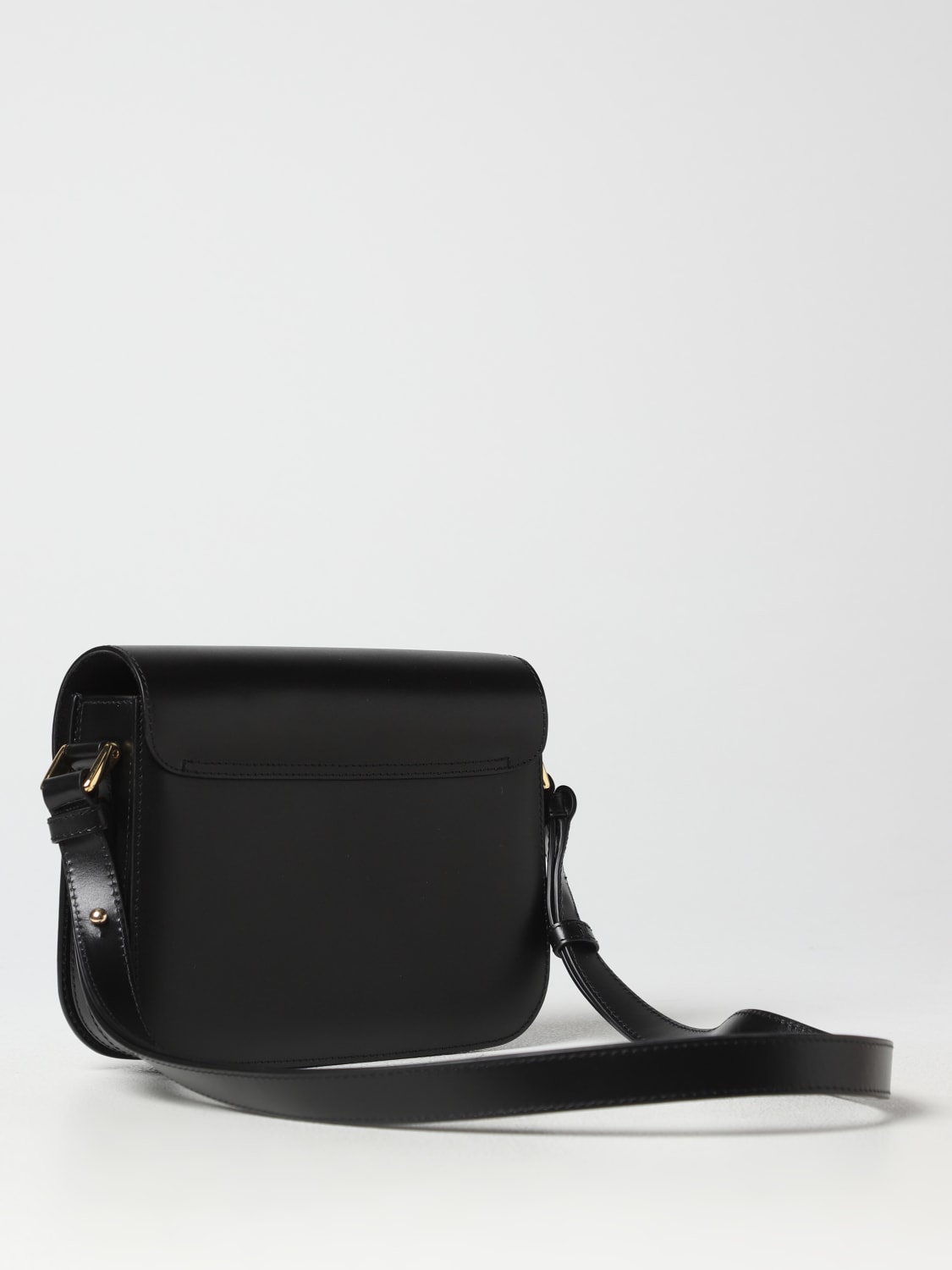A.P.C. BORSA MINI: Borsa Grace A.P.C in pelle, Nero - Img 2