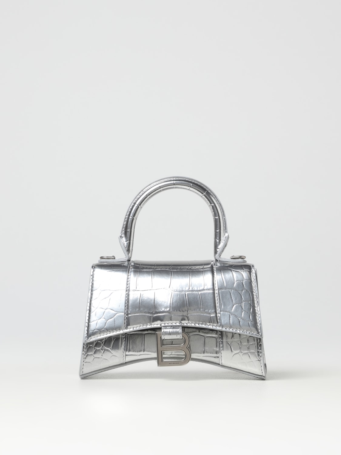 BALENCIAGA MINI BOLSO: Bolso de hombro mujer Balenciaga, Plata - Img 1