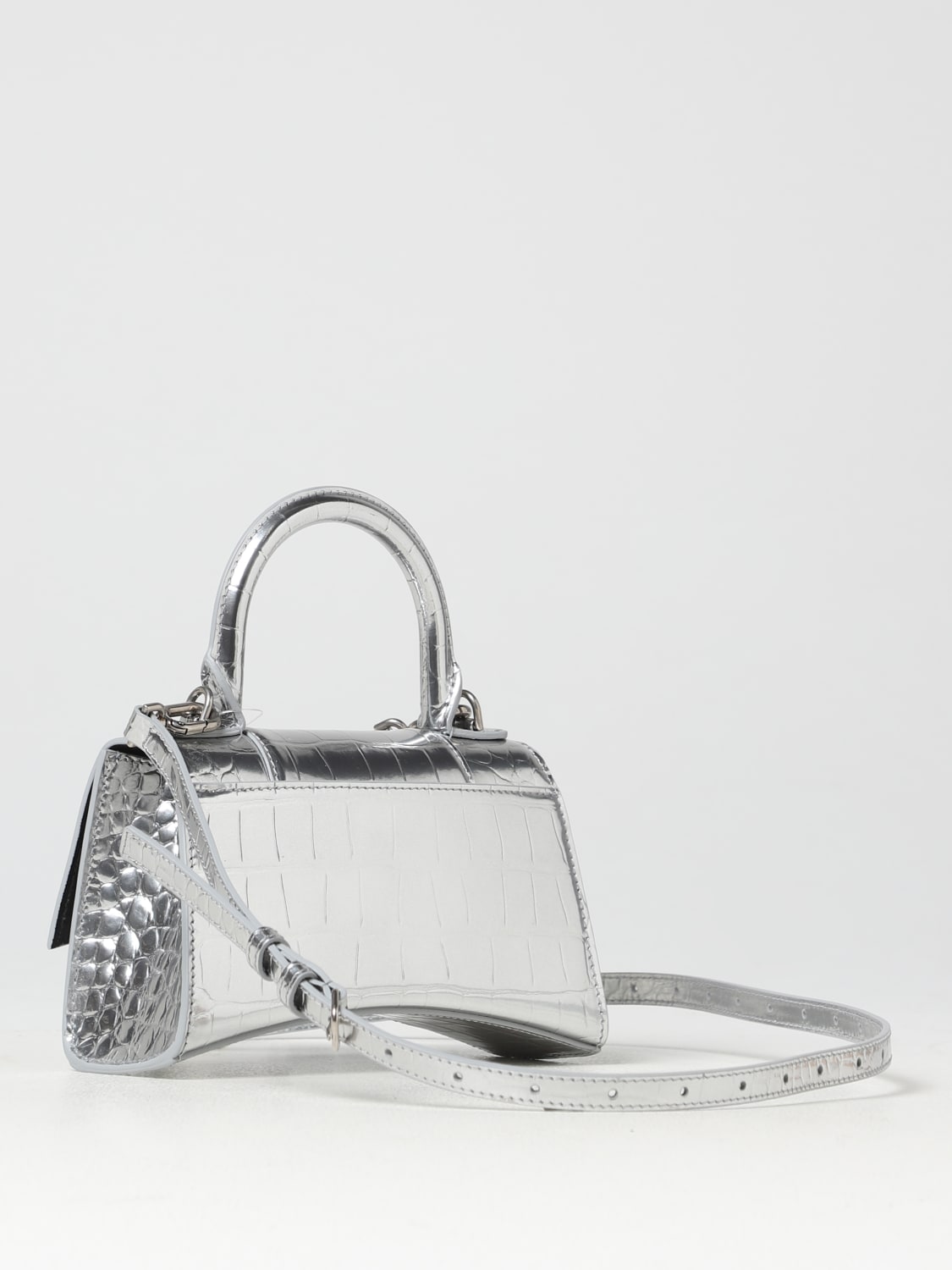 BALENCIAGA MINI BOLSO: Bolso de hombro mujer Balenciaga, Plata - Img 2