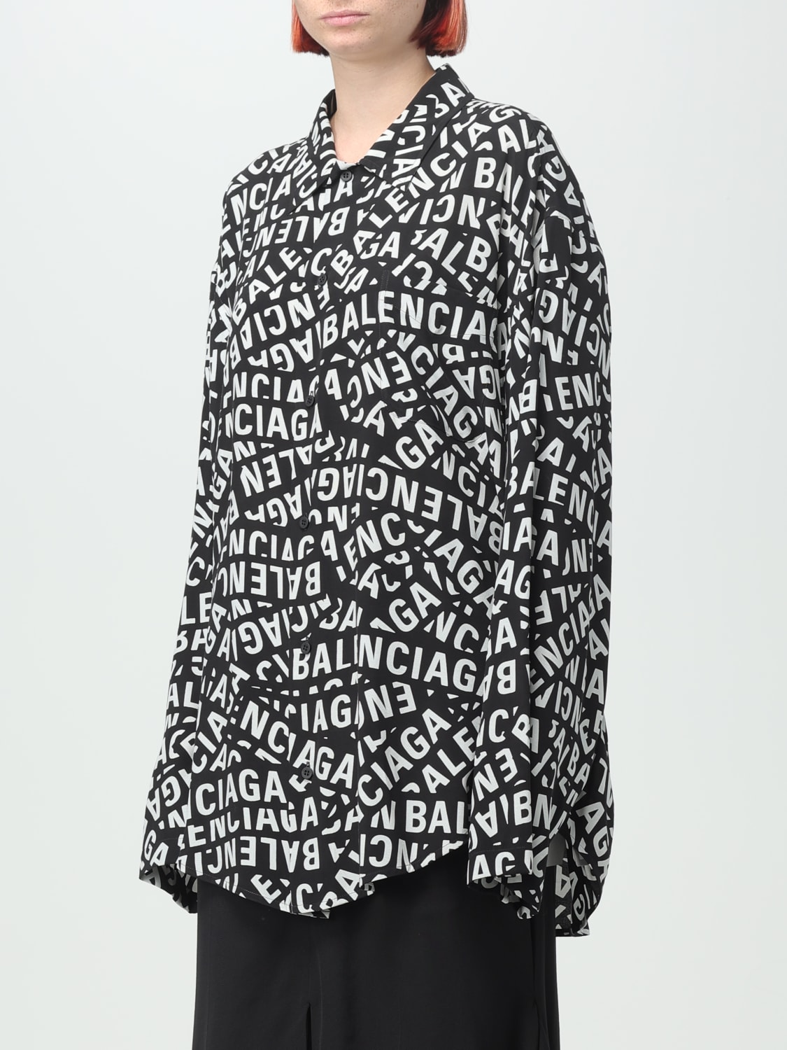 9,675円BLENCIAGA カジュアルシャツ レディース　バレンシアガ ブラック