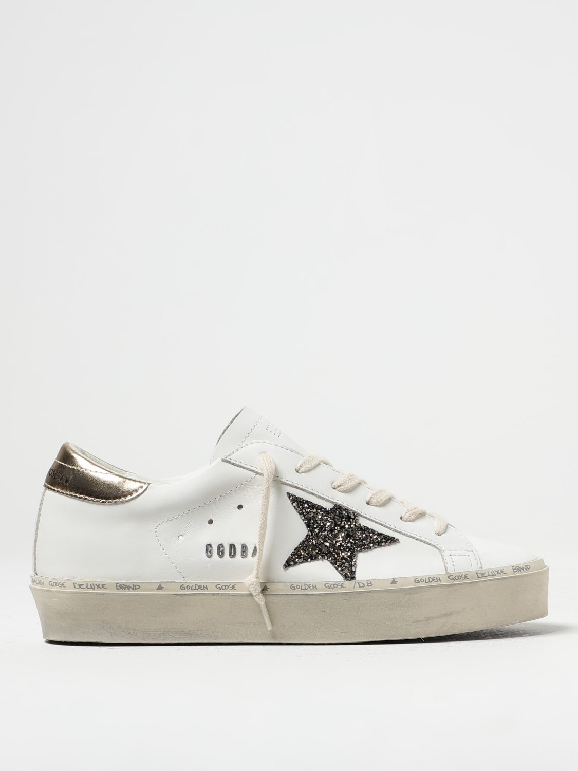 GOLDEN GOOSE: Hi Star Classic leather sneakers - White | Golden Goose ...