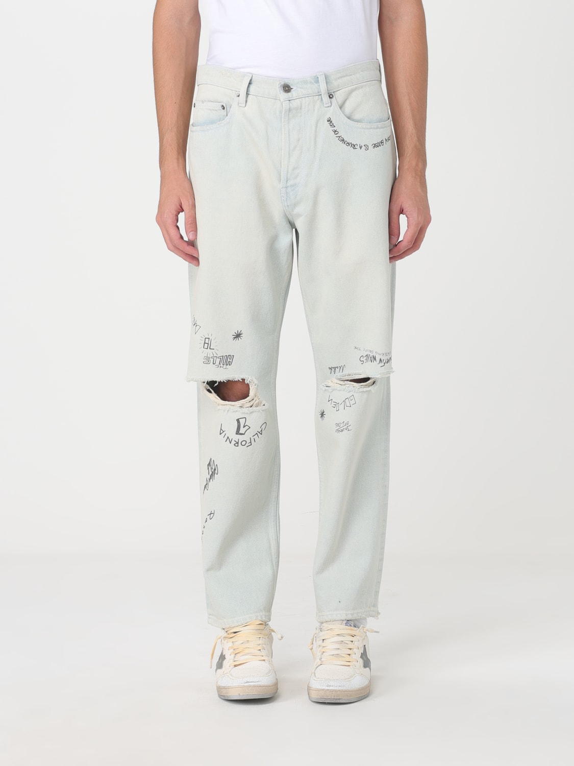 GOLDEN GOOSE JEANS: Jeans herren Golden Goose, Stone Washed - Img 1