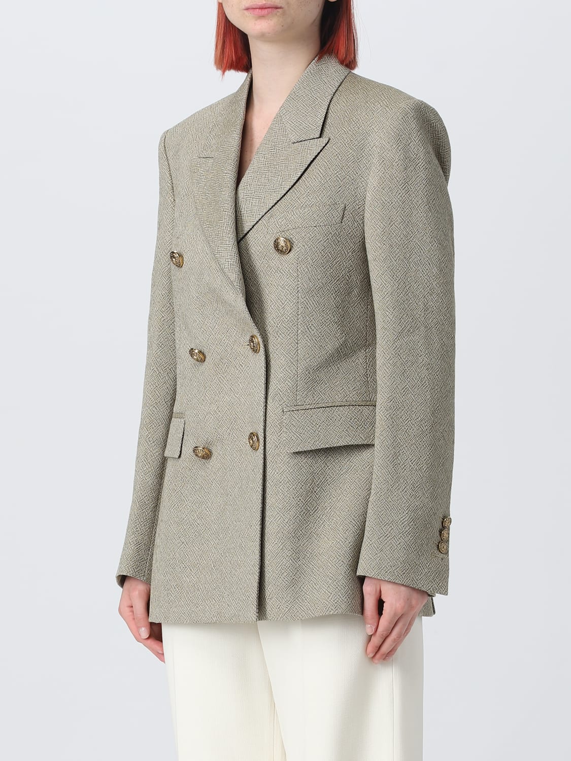 GOLDEN GOOSE BLAZER: Golden Goose blazer in virgin wool, Beige - Img 4