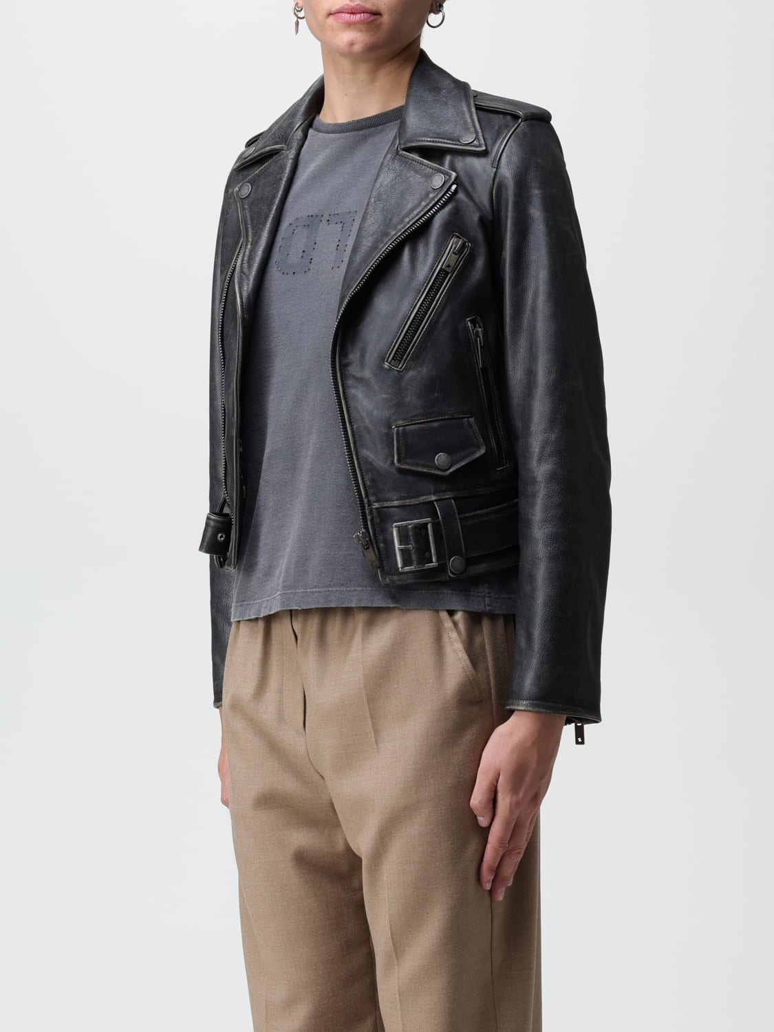 GOLDEN GOOSE JACKET: Jacket woman Golden Goose, Black - Img 4