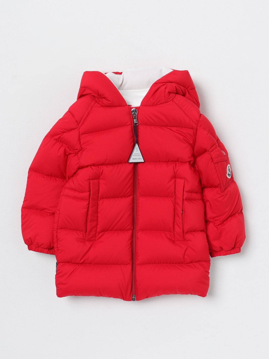 MONCLER 재킷: 재킷 남아 Moncler, 레드 - Img 1