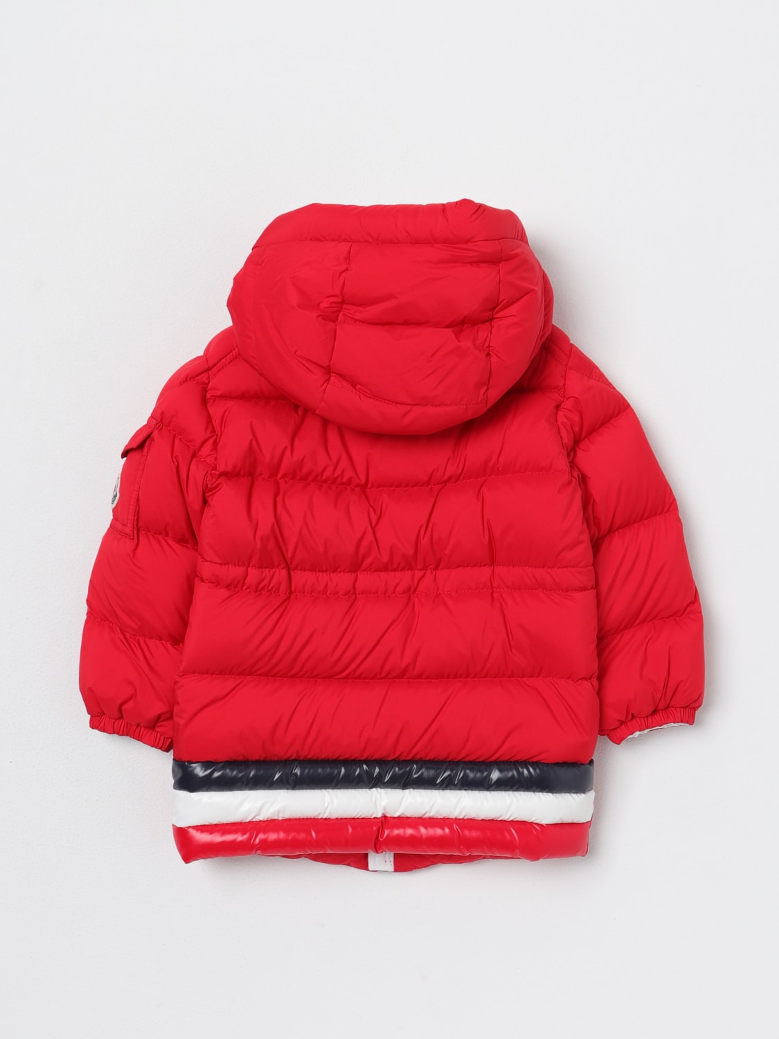 Red moncler puffer on sale