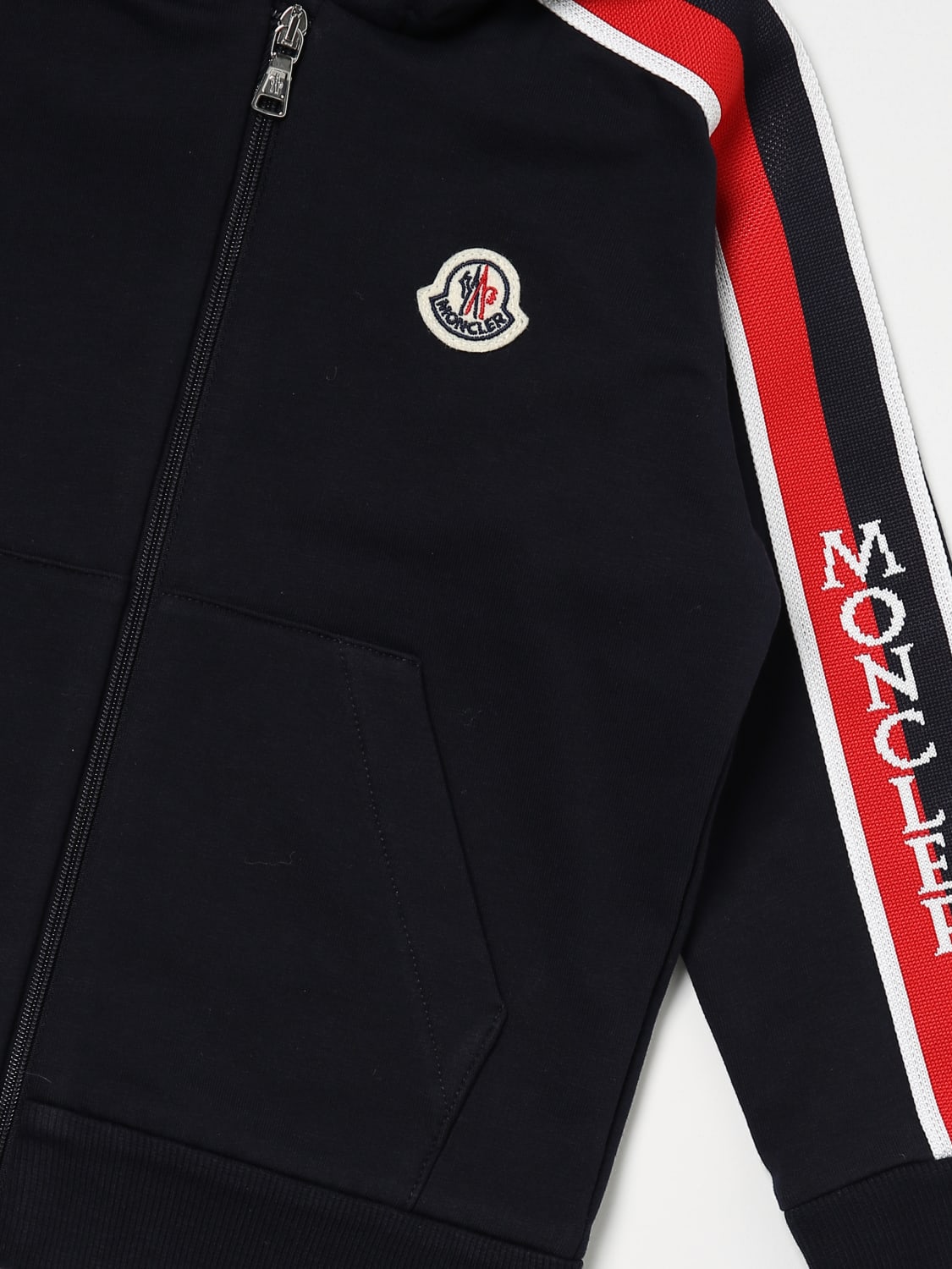 MONCLER 재킷: 스웨터 남아 Moncler, 블루 - Img 3