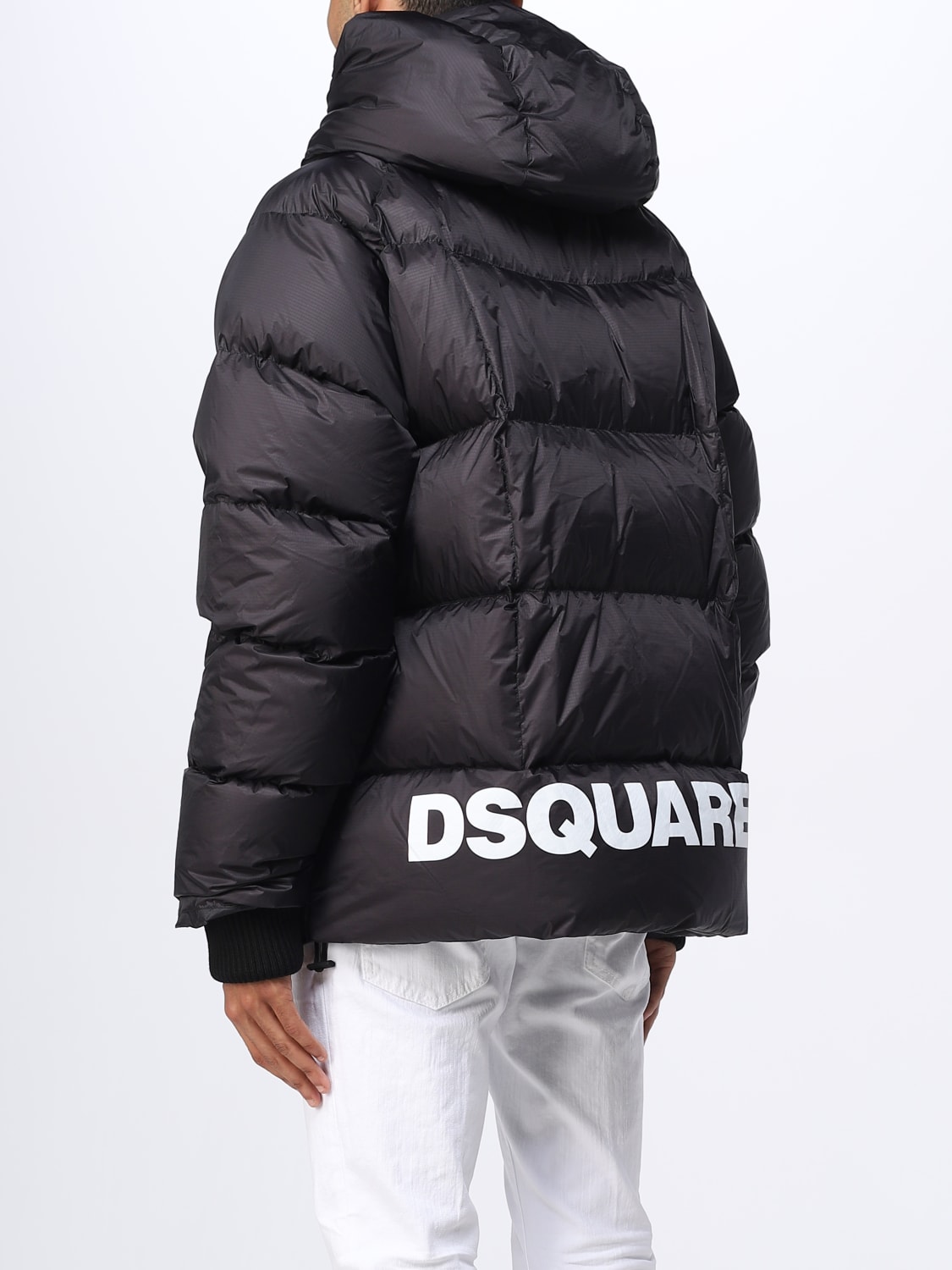DSQUARED2 JACKET: Dsquared2 nylon jacket, Black - Img 3