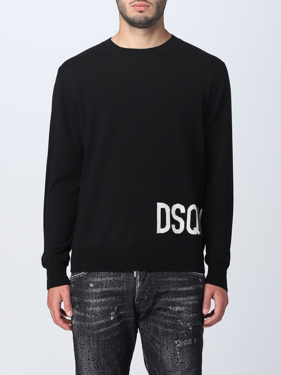 Black dsquared2 jumper best sale