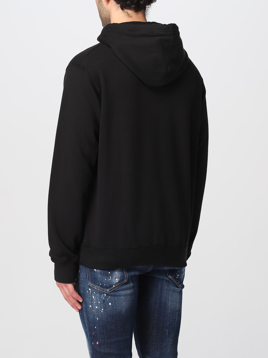 DSQUARED2 SWEATSHIRT: Dsquared2 cotton sweatshirt, Black - Img 3