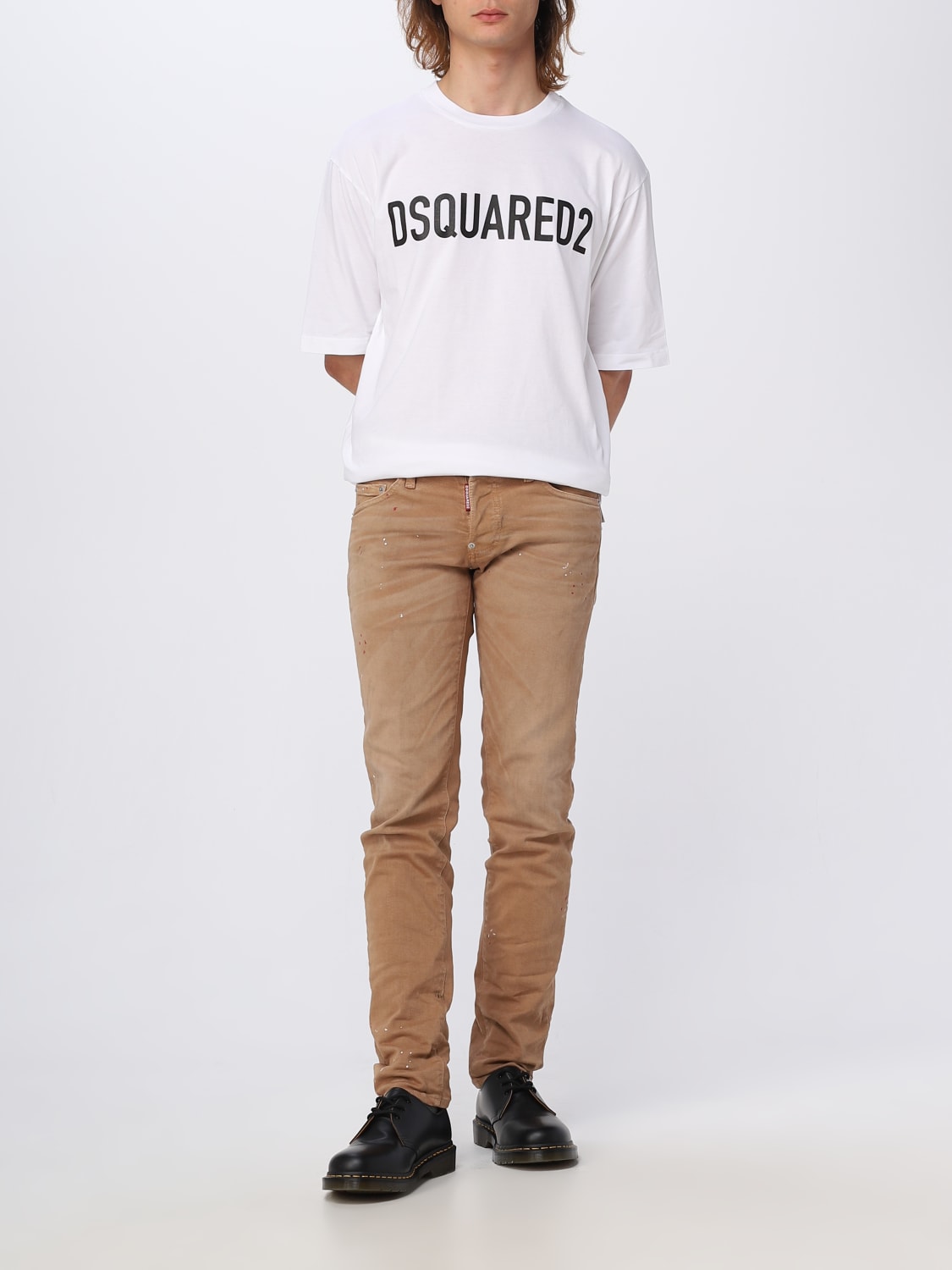 DSQUARED2 T恤: T恤 男士 Dsquared2, 白色 - Img 2