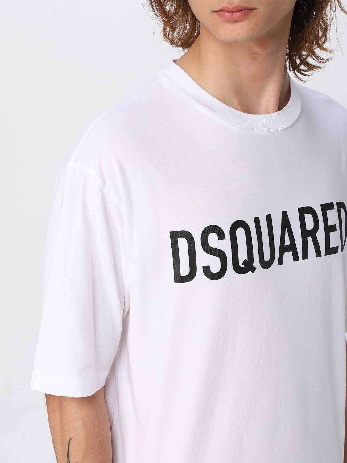 DSQUARED2 T恤: T恤 男士 Dsquared2, 白色 - Img 4