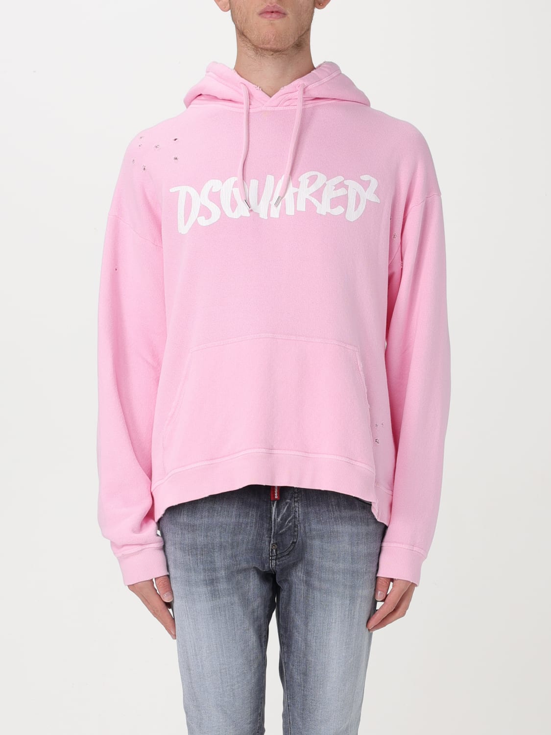 Dsquared2 pink sweatshirt best sale