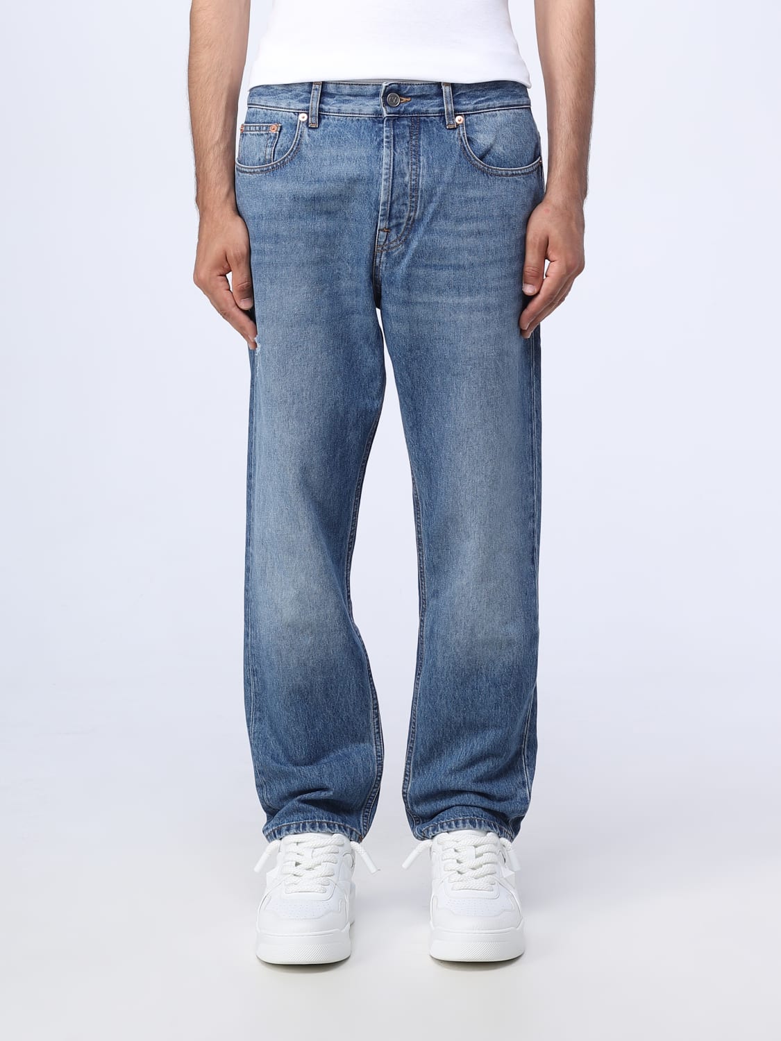 VALENTINO JEANS: Jeans homme Valentino, Denim - Img 1