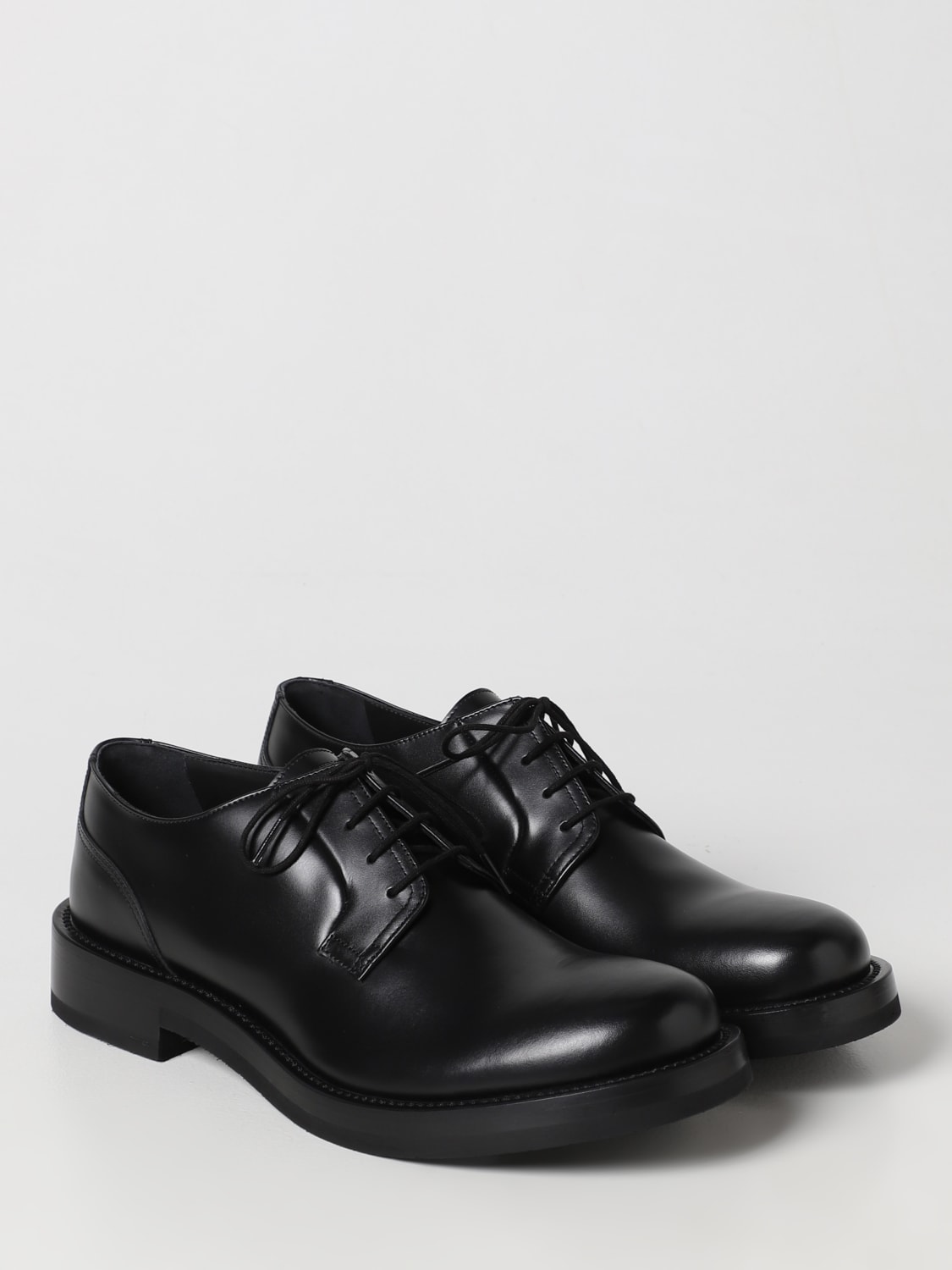 VALENTINO GARAVANI BROGUE SHOES: Valentino Garavani derby in leather, Black - Img 2