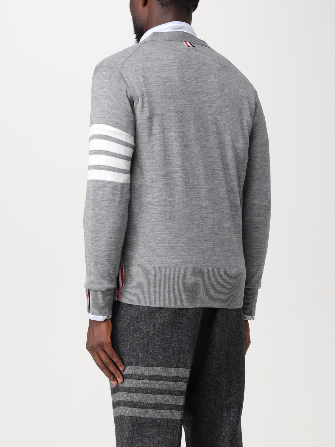 THOM BROWNE PULL: Pull homme Thom Browne, Gris 2 - Img 3