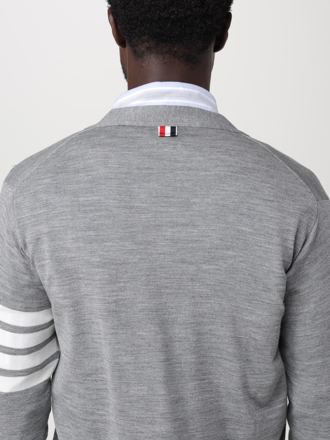 THOM BROWNE PULL: Pull homme Thom Browne, Gris 2 - Img 5