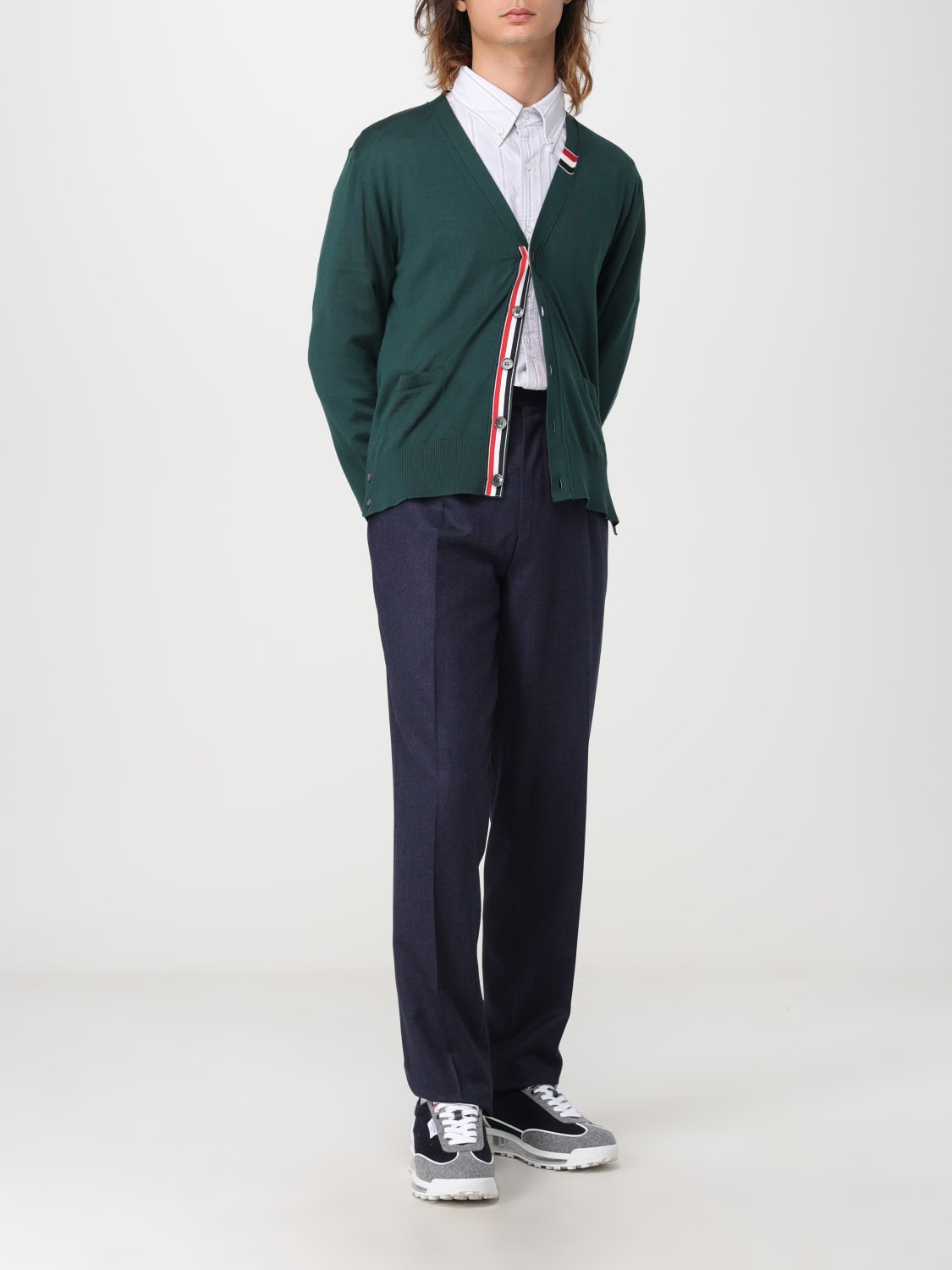 THOM BROWNE STRICKJACKE: Pullover herren Thom Browne, Grün - Img 2