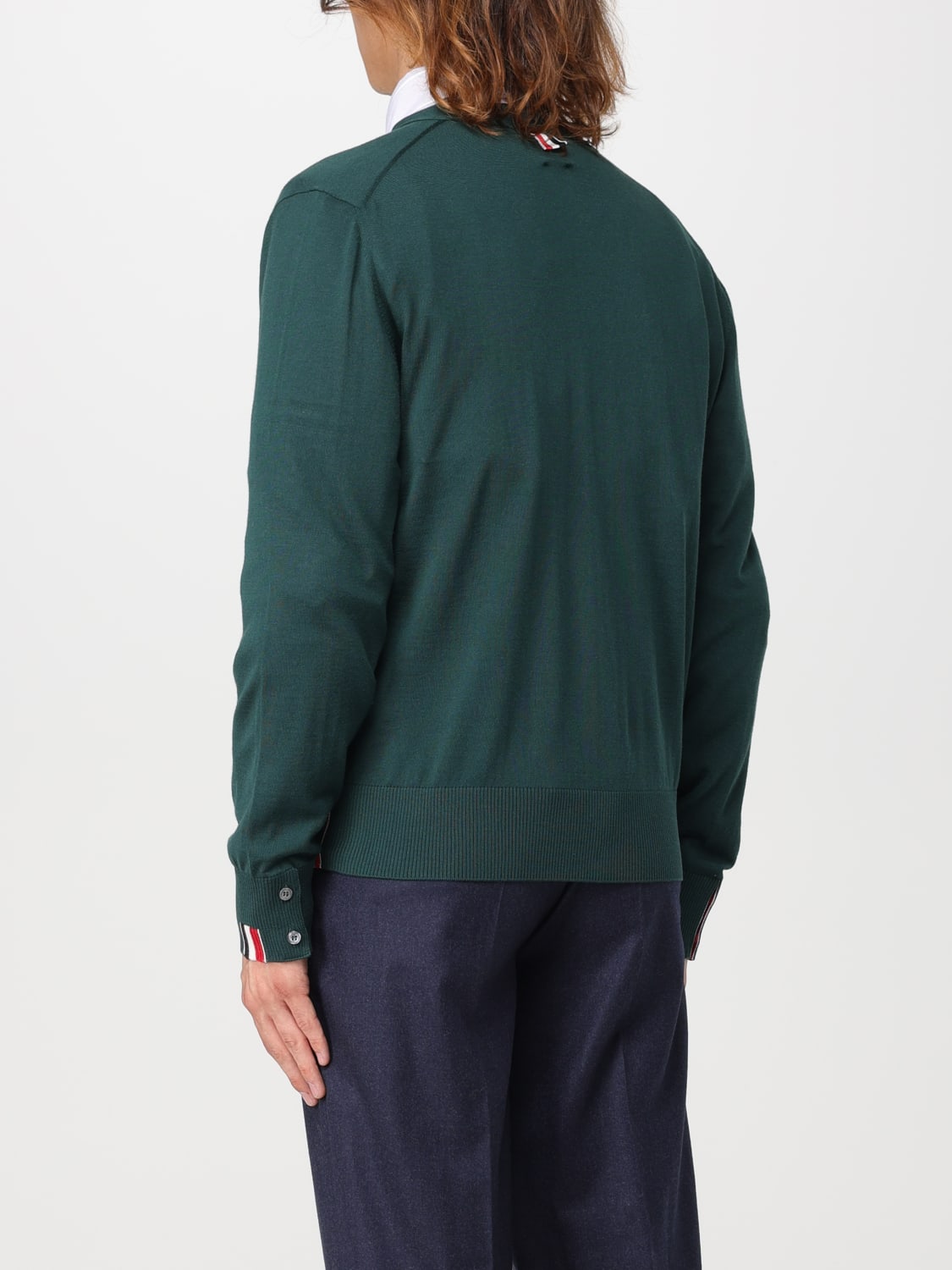 THOM BROWNE STRICKJACKE: Pullover herren Thom Browne, Grün - Img 3