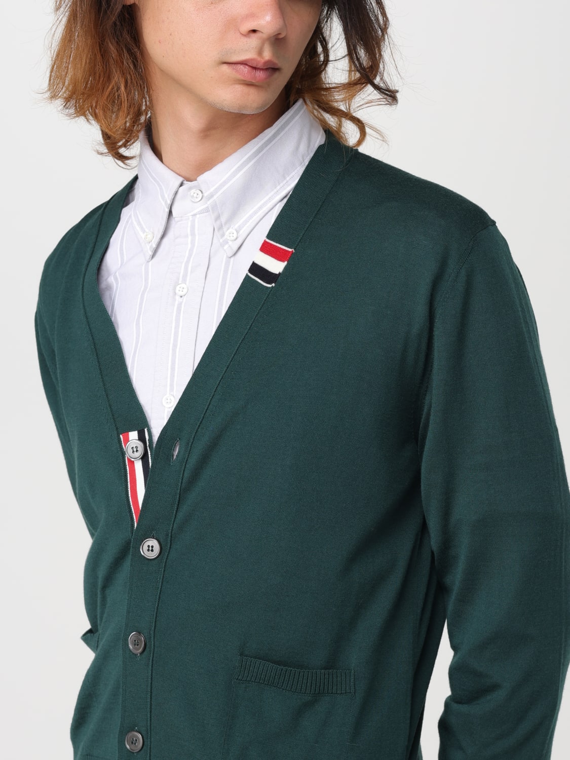 THOM BROWNE STRICKJACKE: Pullover herren Thom Browne, Grün - Img 5