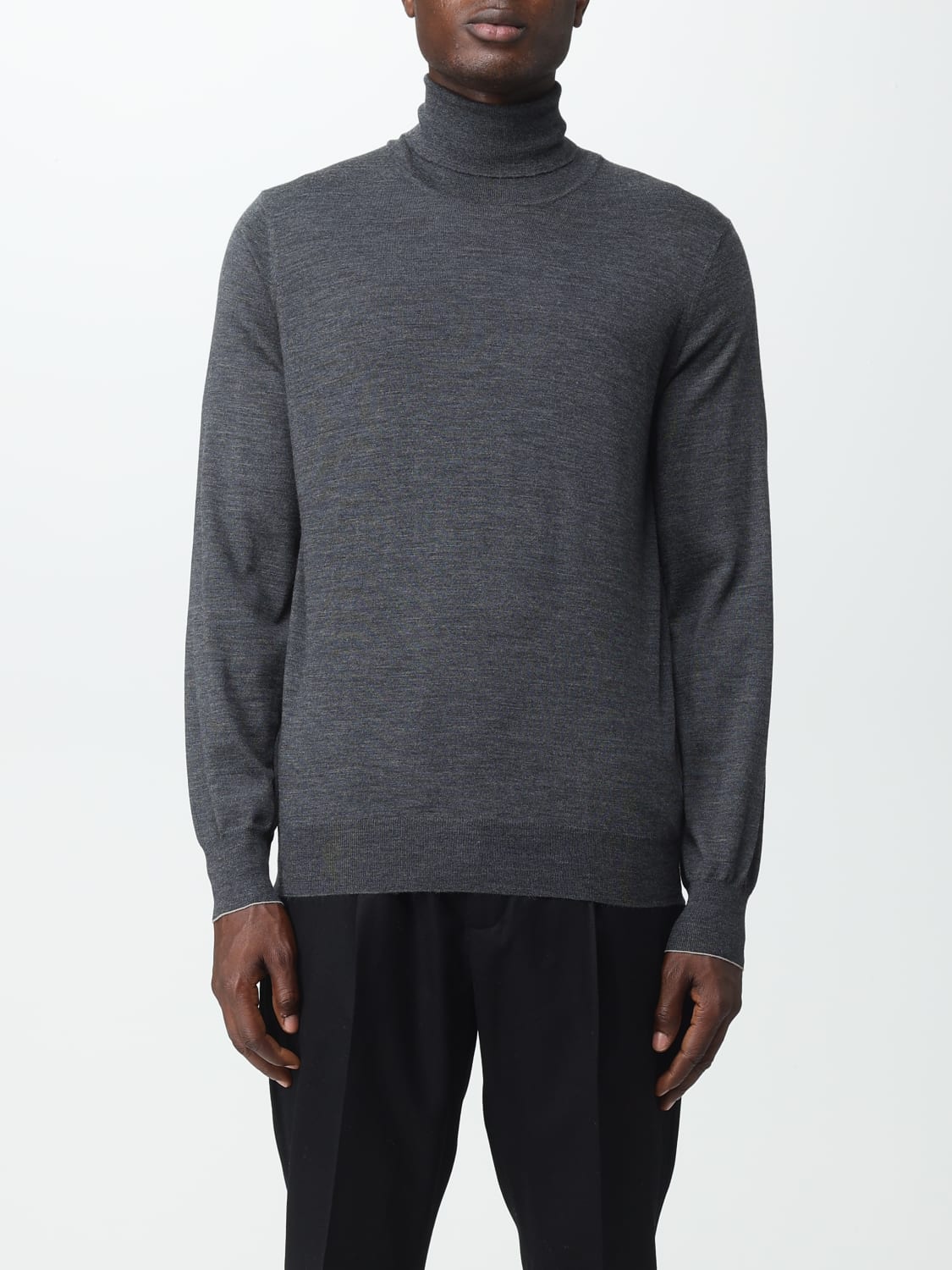 BRUNELLO CUCINELLI SWEATER: Sweater men Brunello Cucinelli, Charcoal - Img 1