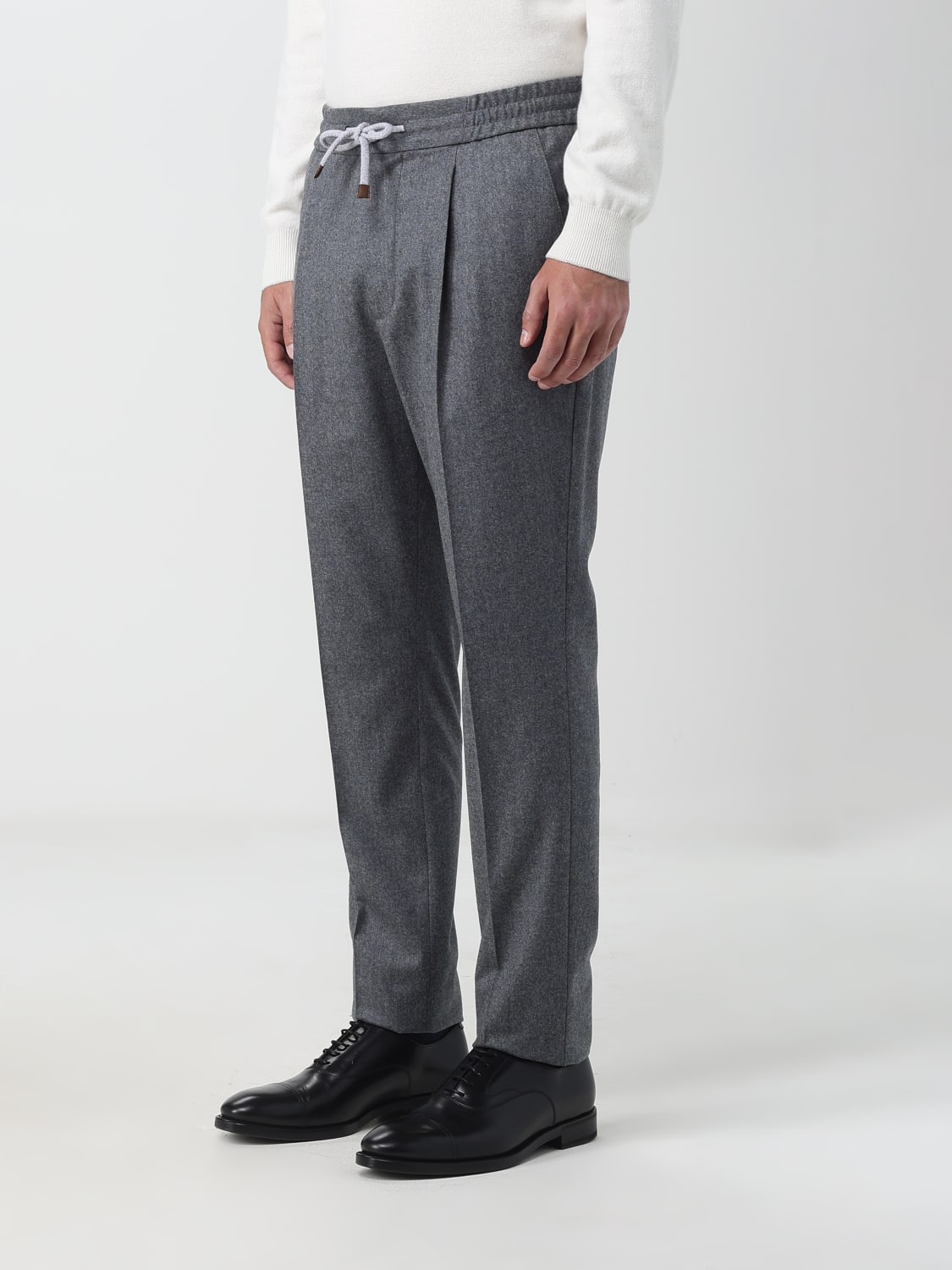 BRUNELLO CUCINELLI PANTALÓN: Pantalón hombre Brunello Cucinelli, Gris - Img 4