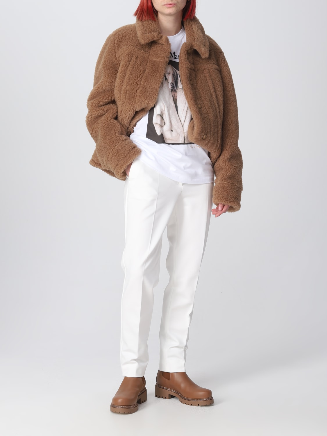 MAX MARA HOSE: Hose damen Max Mara, Weiß - Img 2