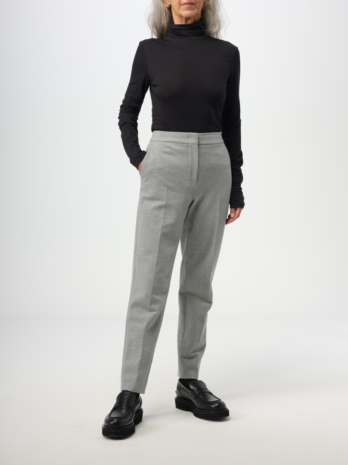 MAX MARA PANTALON: Pantalon femme Max Mara, Gris - Img 2