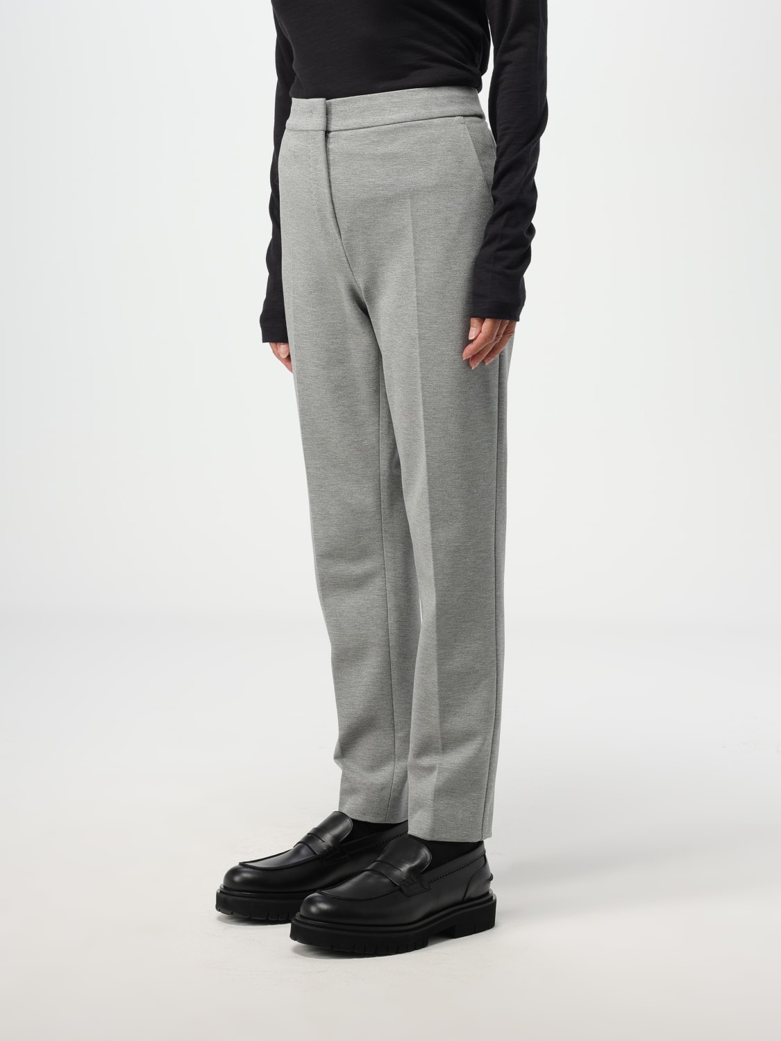 MAX MARA PANTALON: Pantalon femme Max Mara, Gris - Img 4