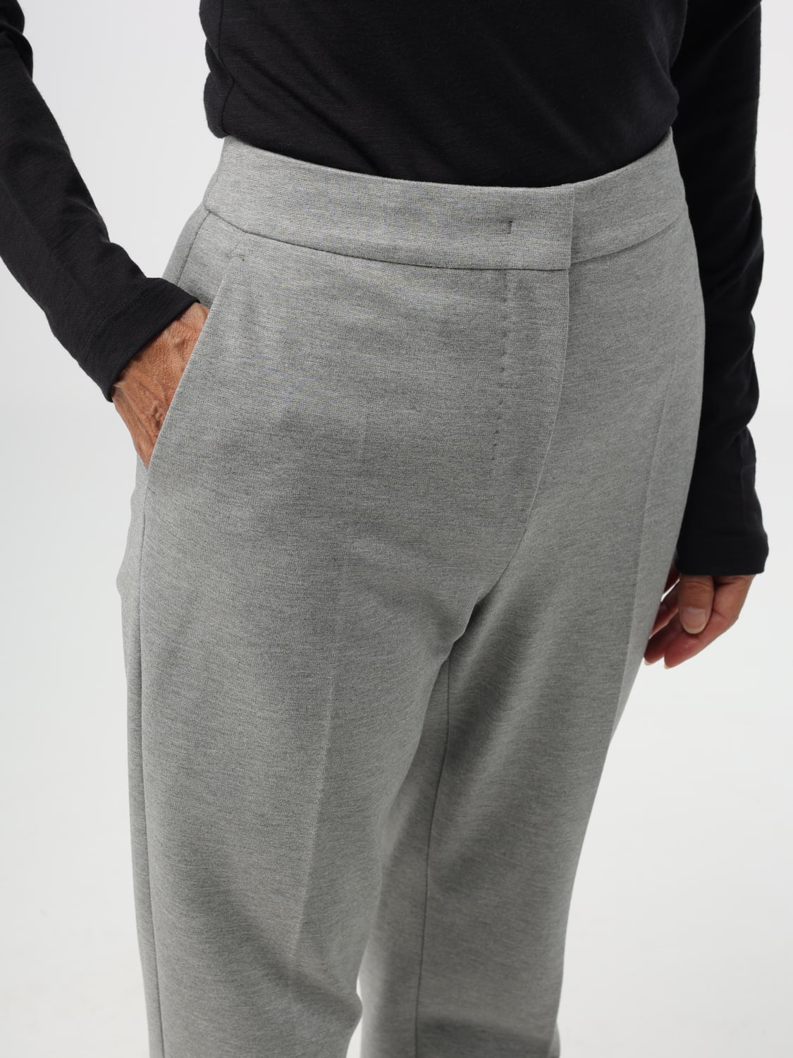 MAX MARA PANTALON: Pantalon femme Max Mara, Gris - Img 5
