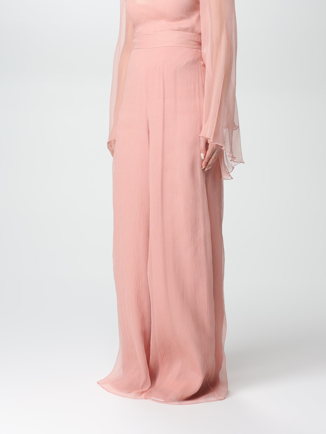 MAX MARA PANTS: Max Mara silk pants, Pink - Img 4