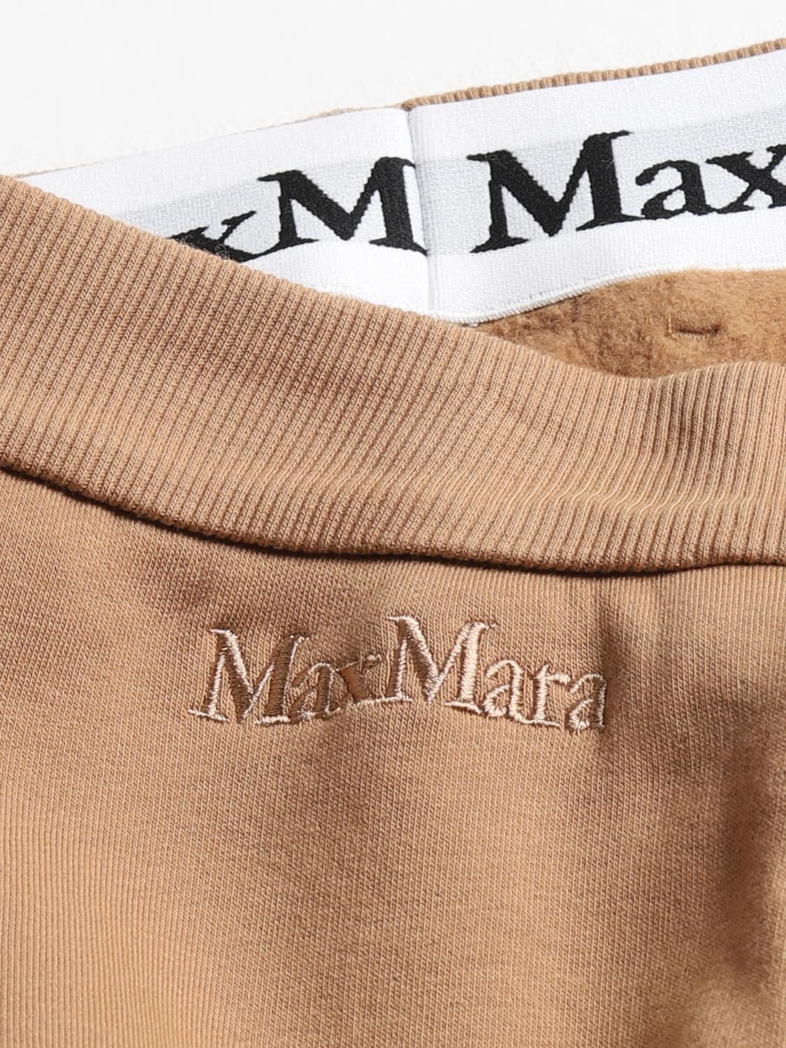 'S MAX MARA PANTS: S Max Mara pants in stretch cotton, Camel - Img 6