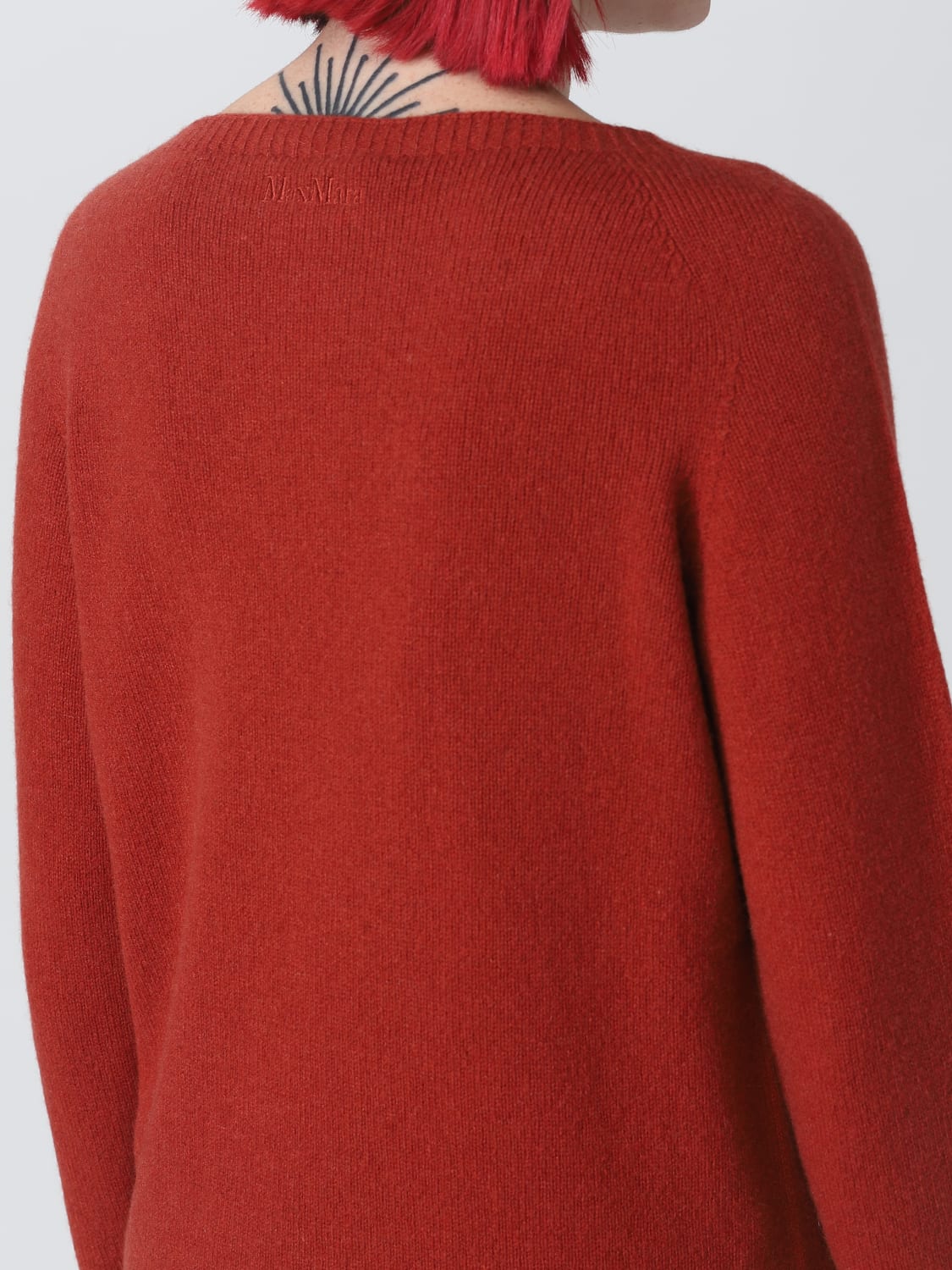 'S MAX MARA SWEATER: S Max Mara sweater in wool and cashmere, Clay Color - Img 5