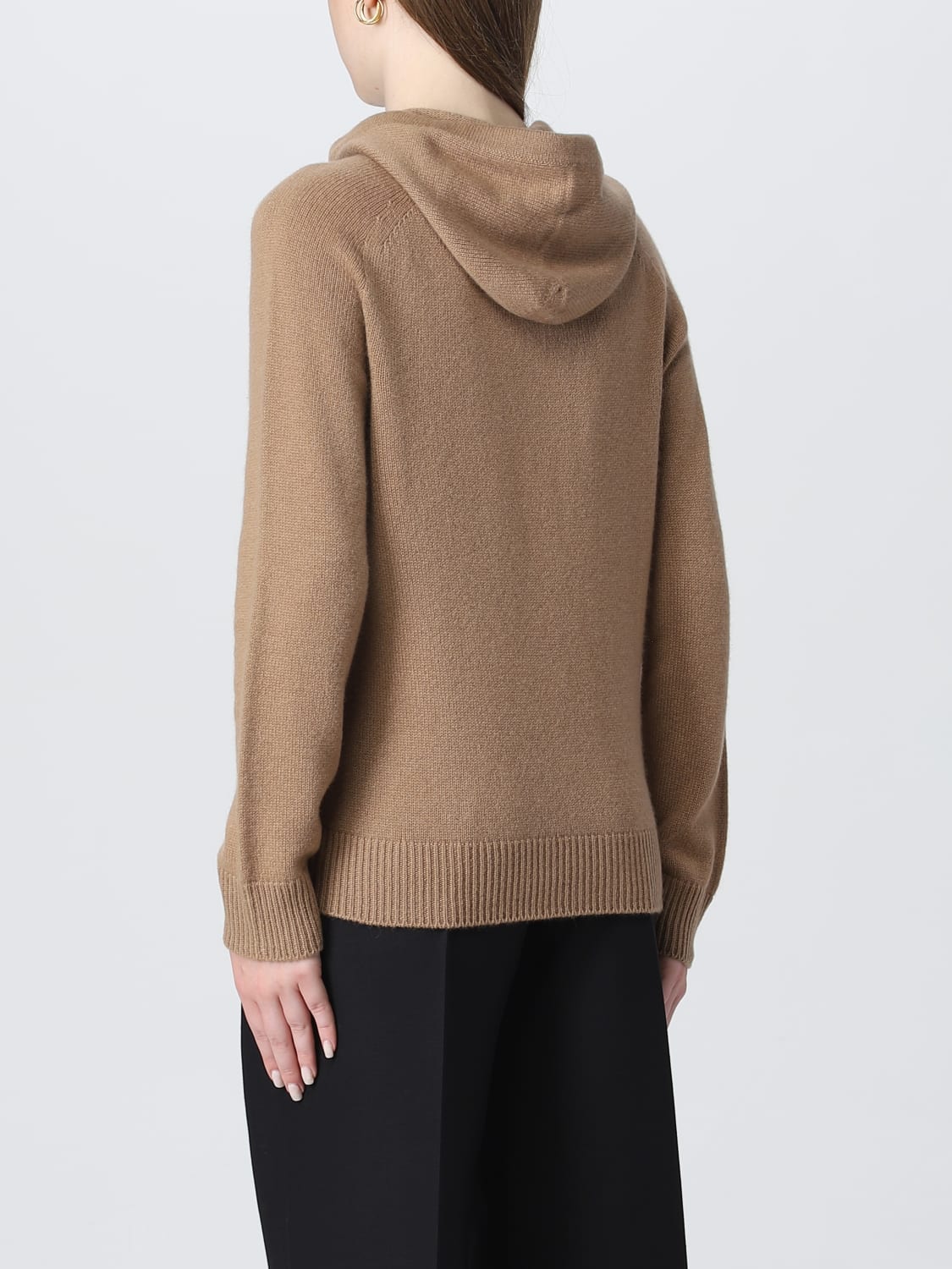 'S MAX MARA SWEATER: S Max Mara cashmere sweatshirt, Camel - Img 3