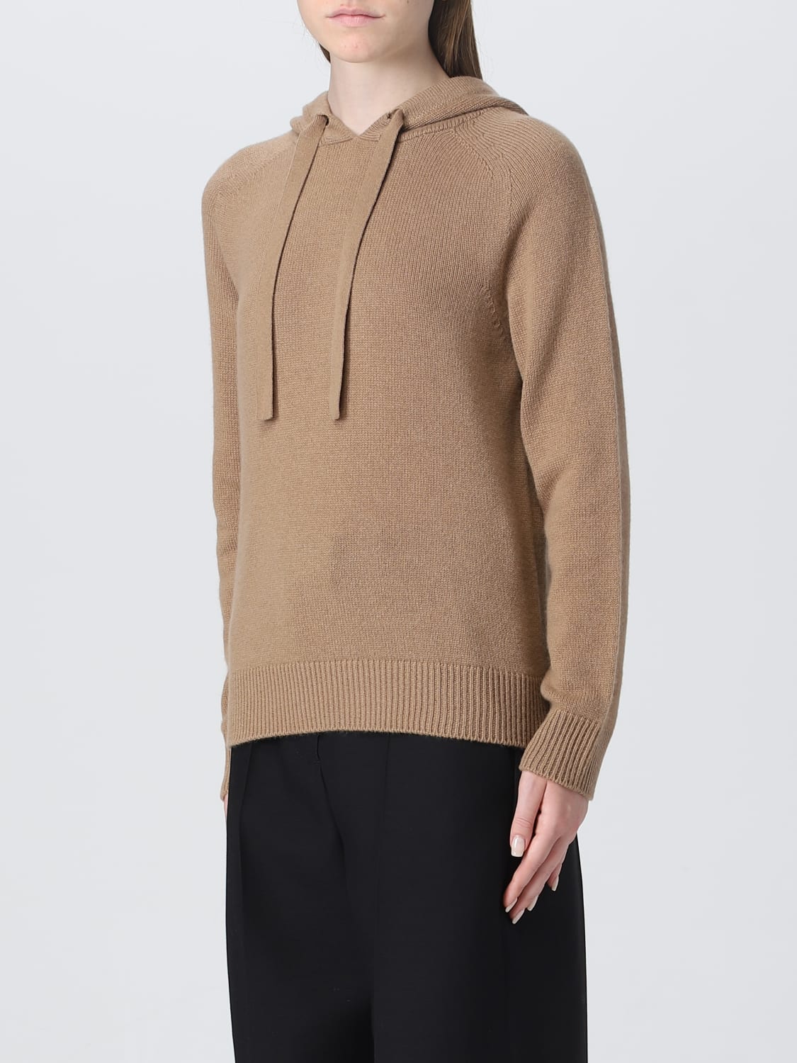 'S MAX MARA SWEATER: S Max Mara cashmere sweatshirt, Camel - Img 4