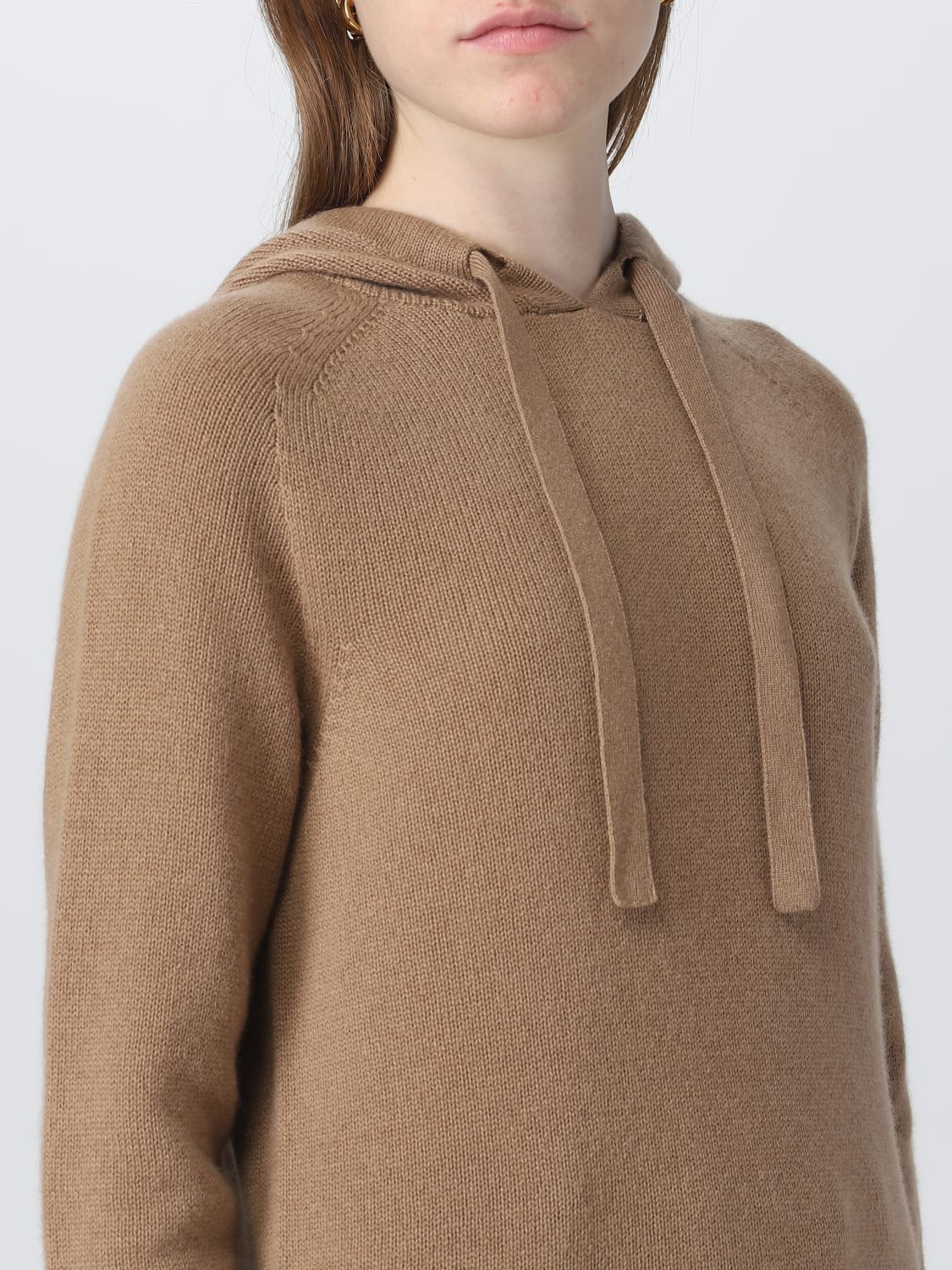 'S MAX MARA SWEATER: S Max Mara cashmere sweatshirt, Camel - Img 5