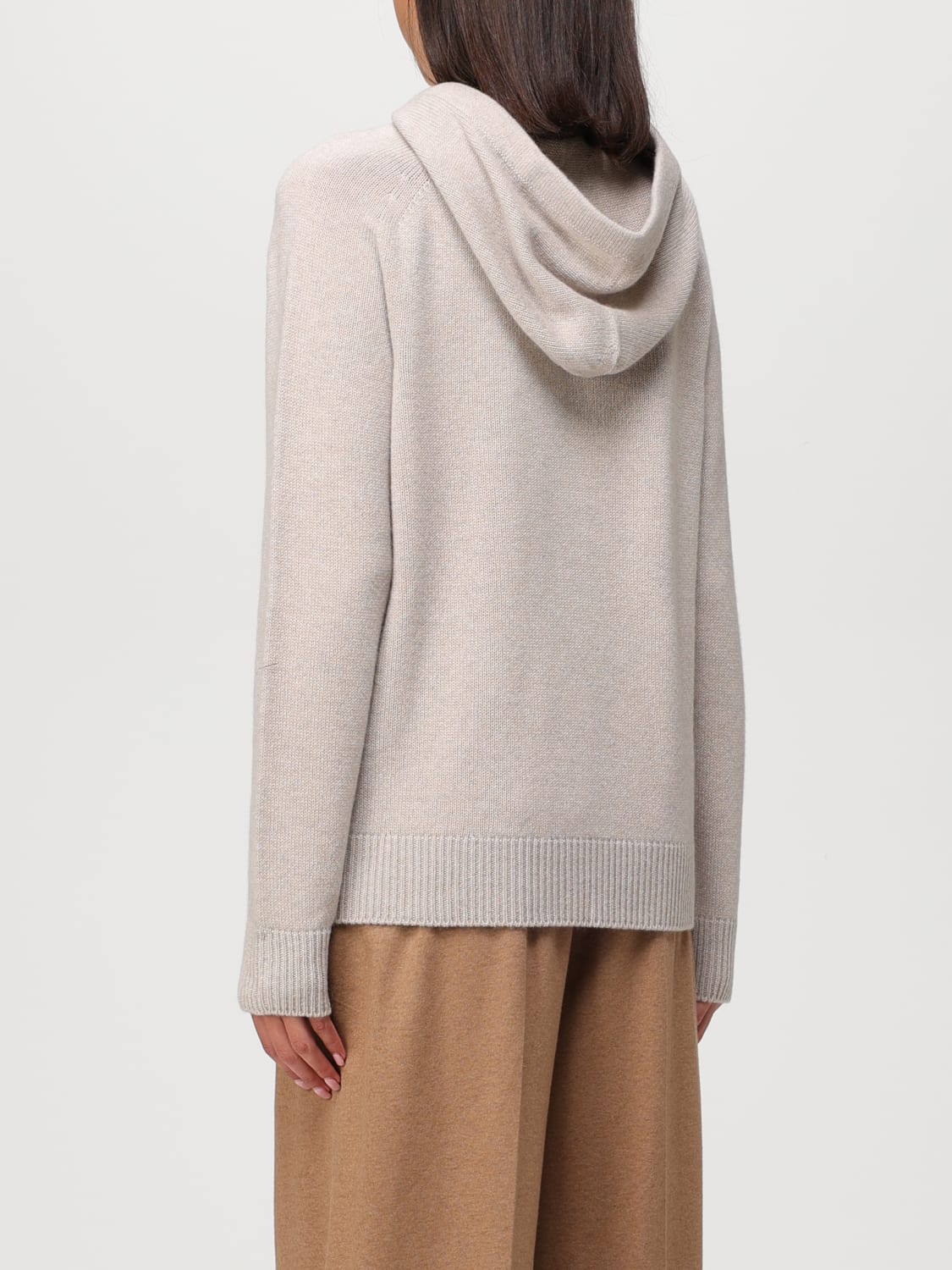 'S MAX MARA SWEATER: S Max Mara cashmere sweatshirt, Natural - Img 3