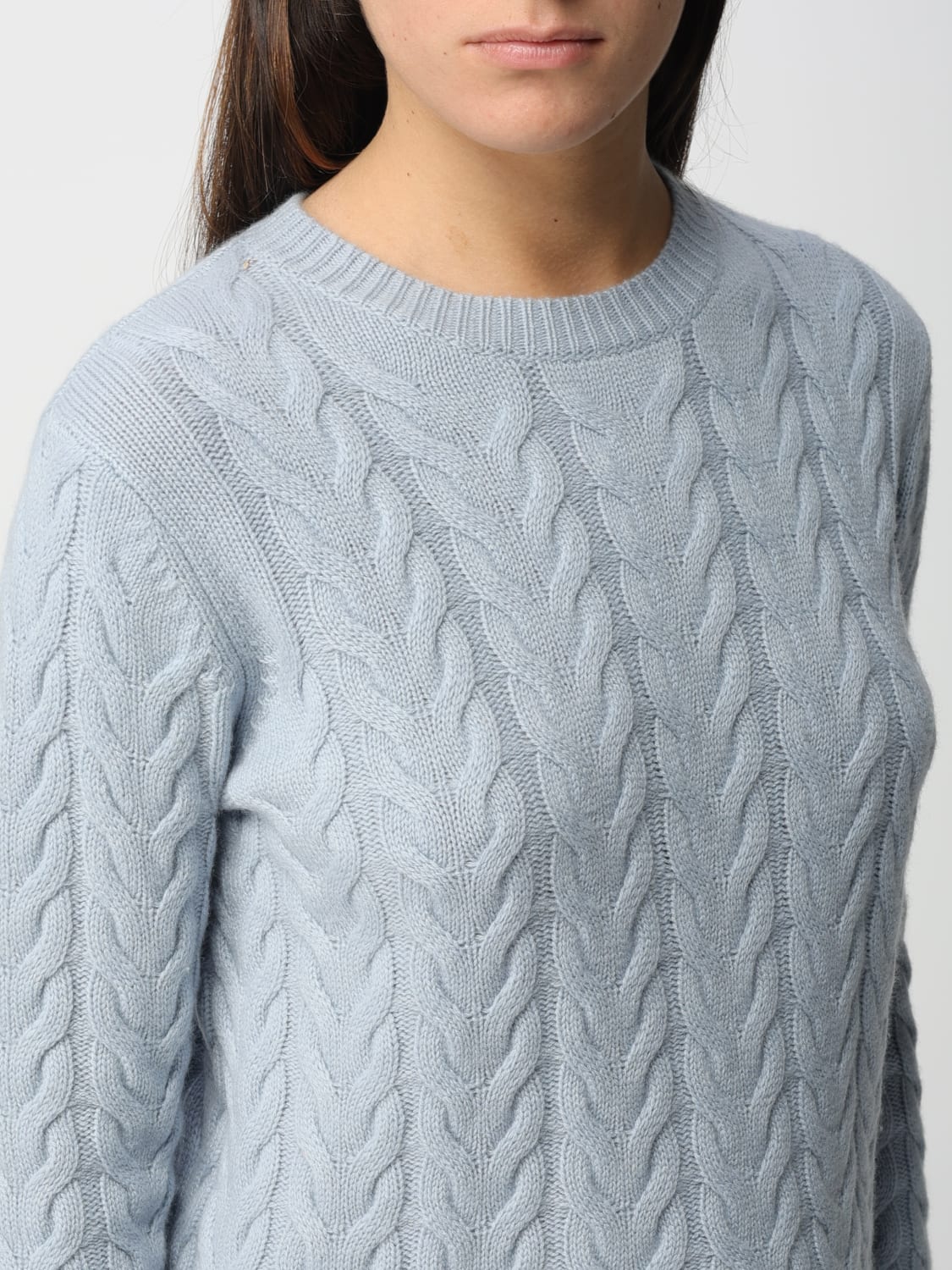 MAX MARA SWEATER: Max Mara cashmere sweater, Sky Blue - Img 5