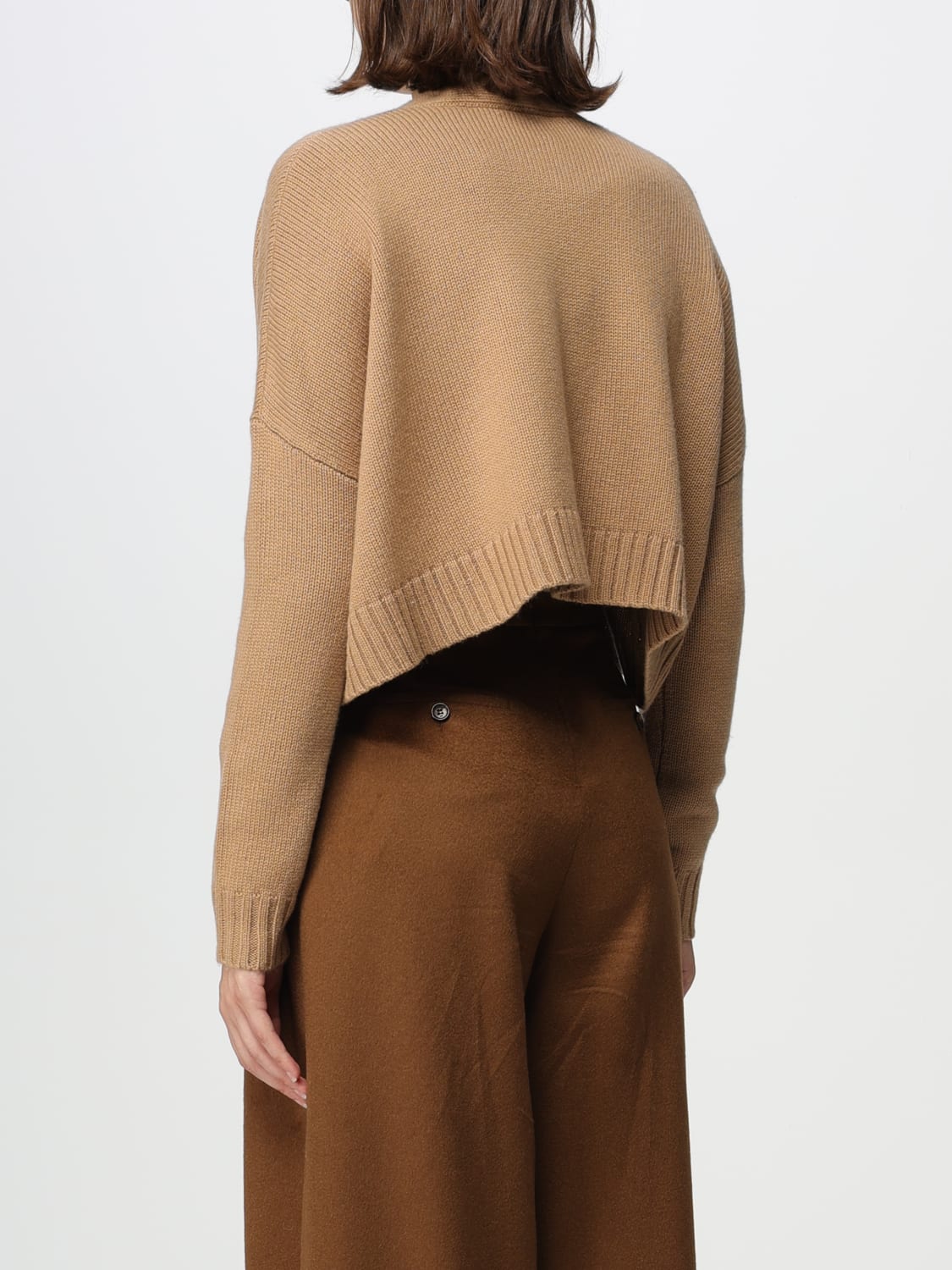 MAX MARA CARDIGAN: Pull femme Max Mara, Chameau - Img 3