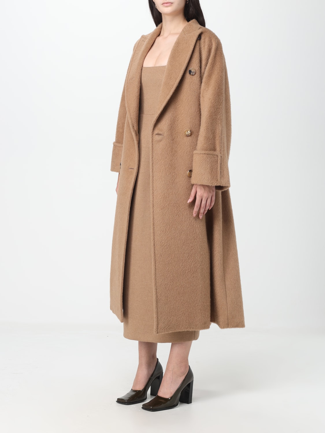 MAX MARA COAT: Max Mara wool coat, Camel - Img 4
