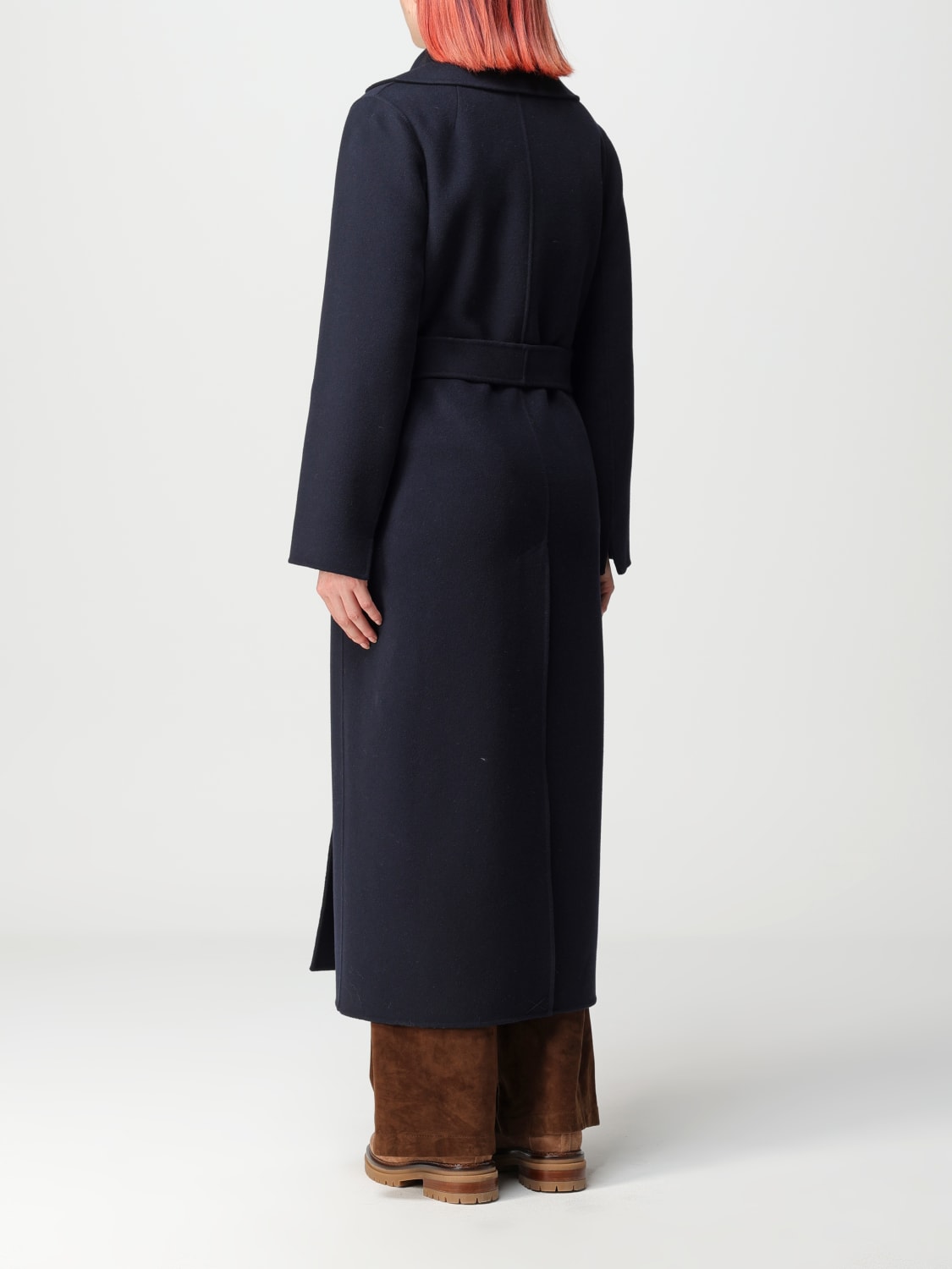 'S MAX MARA COAT: Coat woman S Max Mara, Blue - Img 3