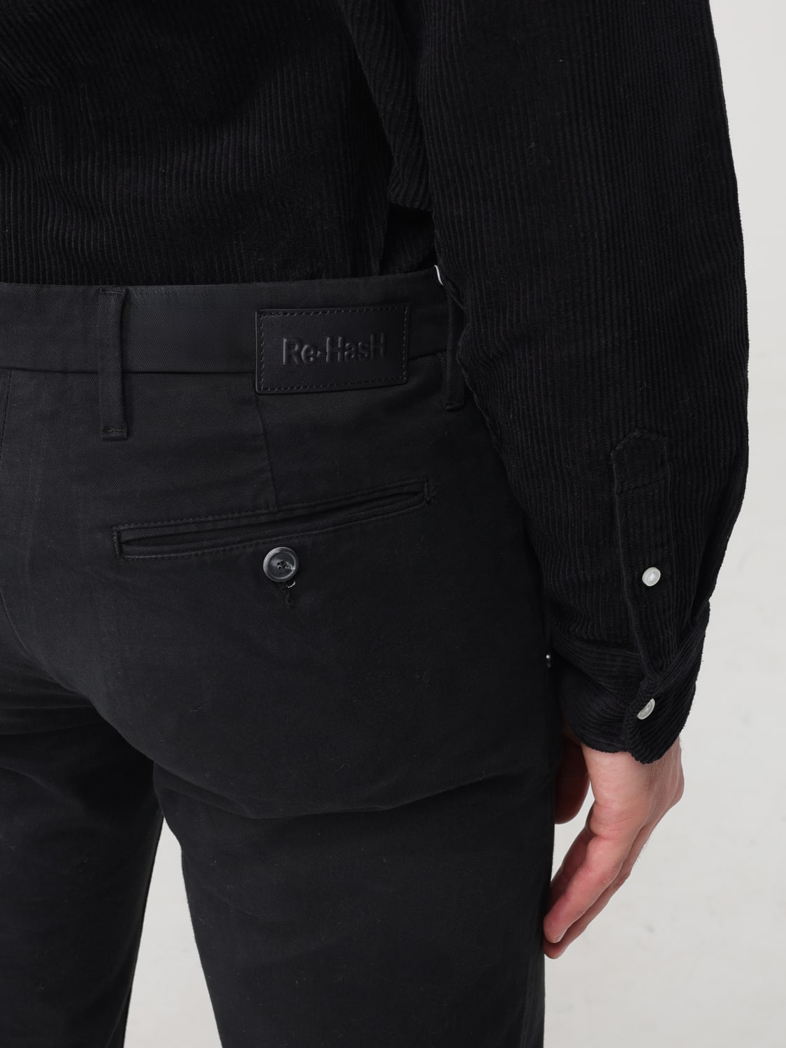 RE-HASH PANTS: Pants men Re-hash, Black - Img 3