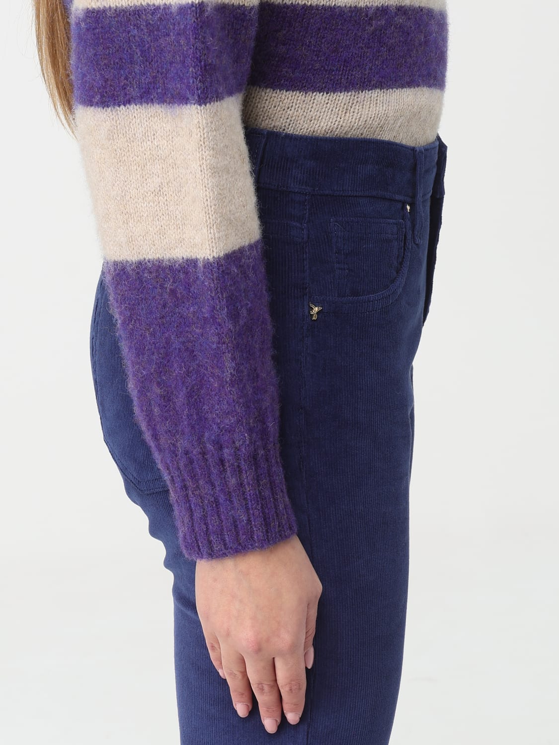 RE-HASH PANTS: Pants woman Re-hash, Lavender - Img 3