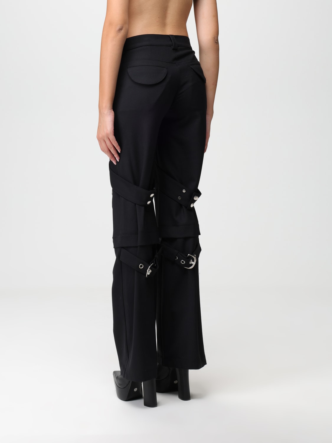 OFF-WHITE PANTS: Pants woman Off-white, Black - Img 3