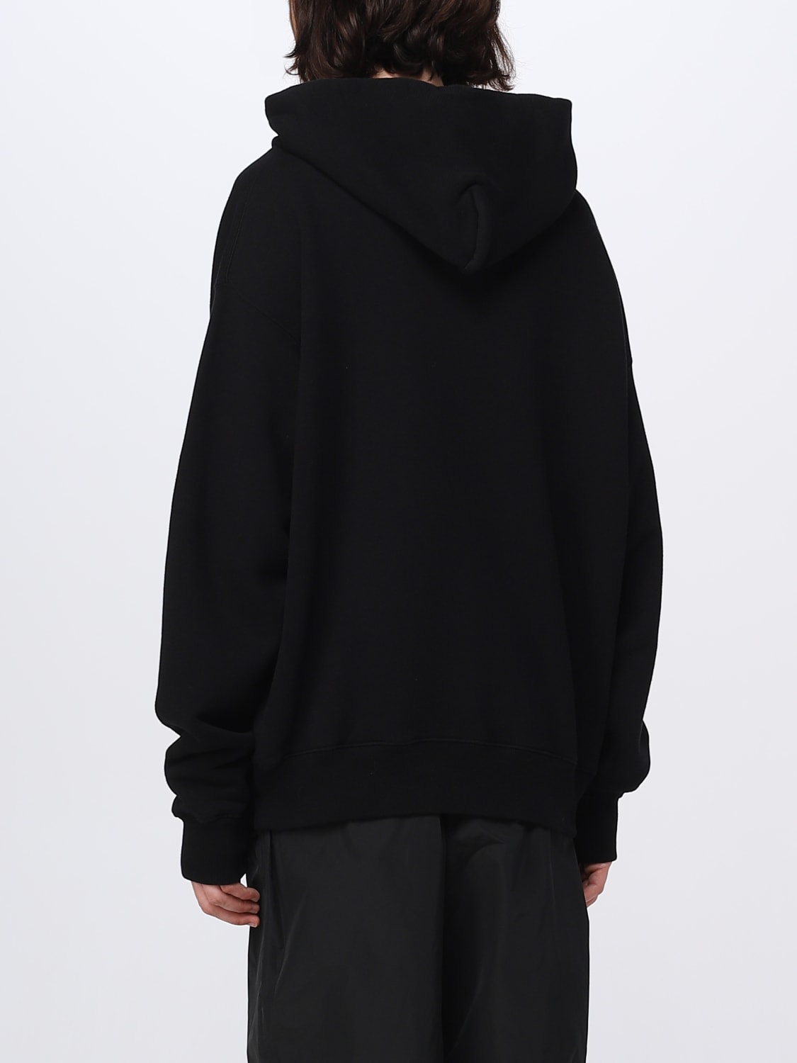 OFF-WHITE SWEATSHIRT: Off-white cotton sweatshirt, Black - Img 3