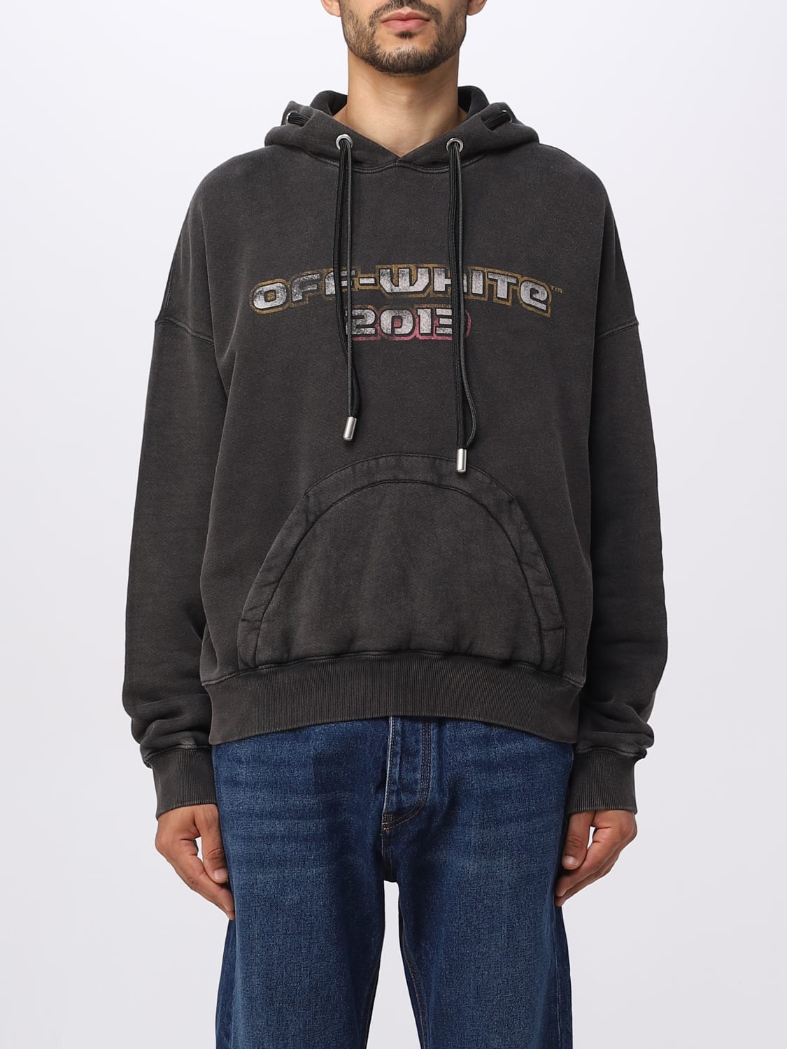 OFF-WHITE SWEATSHIRT: Sweatshirt herren Off-white, Schwarz - Img 1