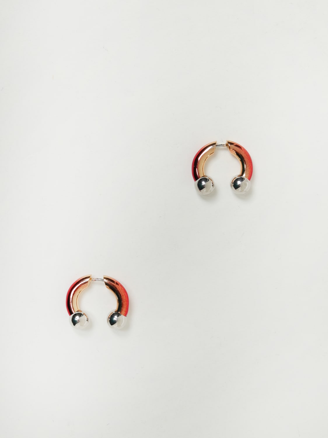 AMBUSH JEWEL: Ambush metal earrings, Red - Img 1