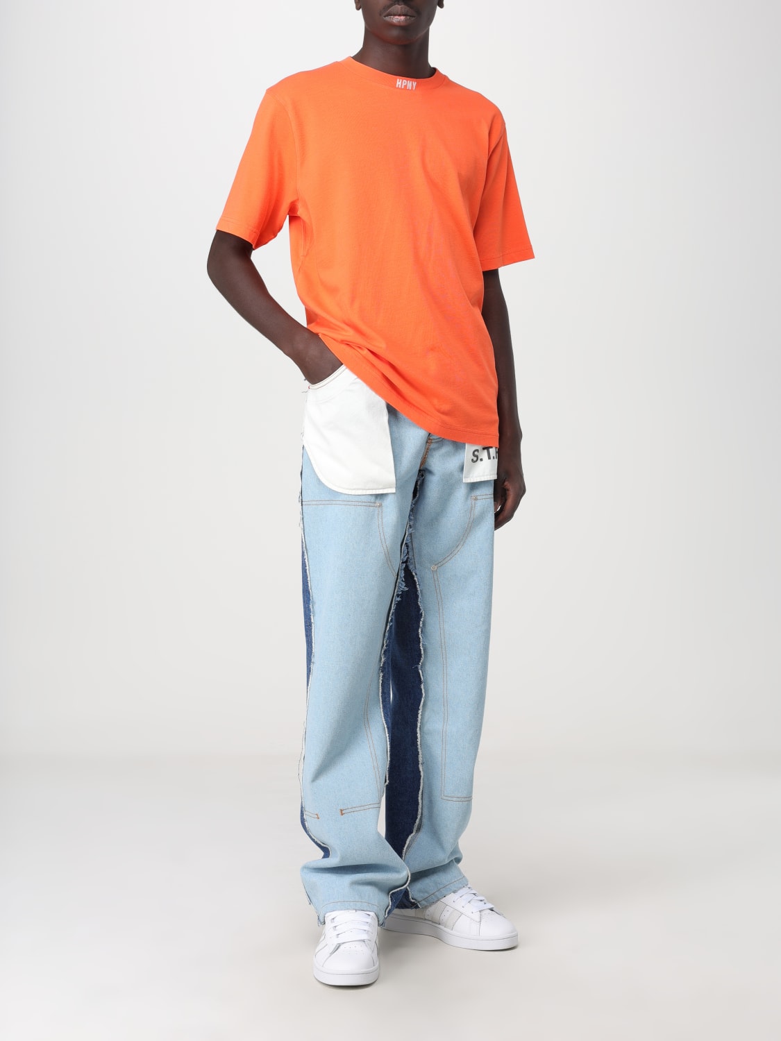 HERON PRESTON T-SHIRT: T-shirt homme Heron Preston, Orange - Img 2