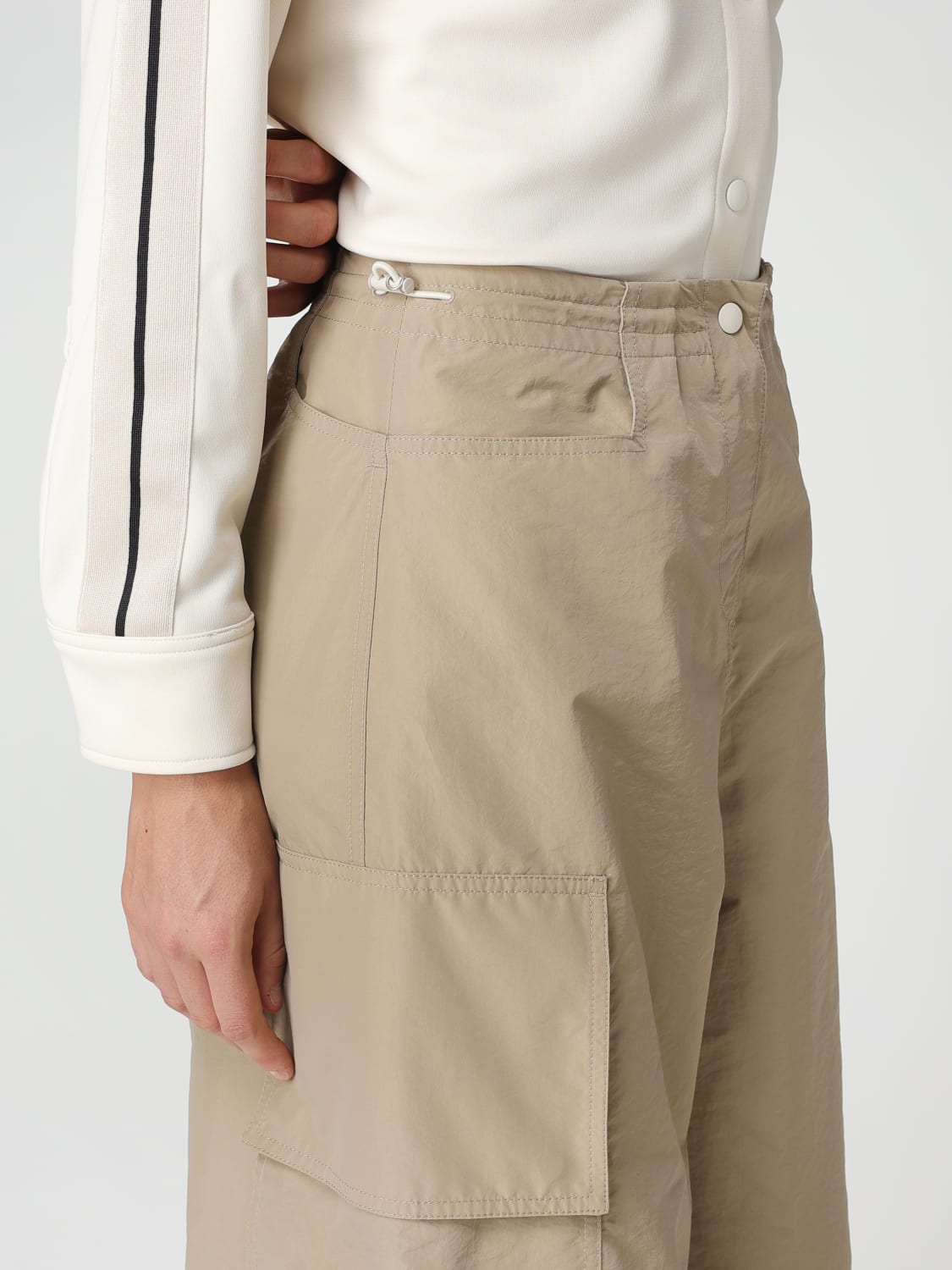 PALM ANGELS Woman Pants Beige PWCF009E23FAB001 6161 PALM ANGELS Woman Pants Beige PWCF009E23FAB001 6161