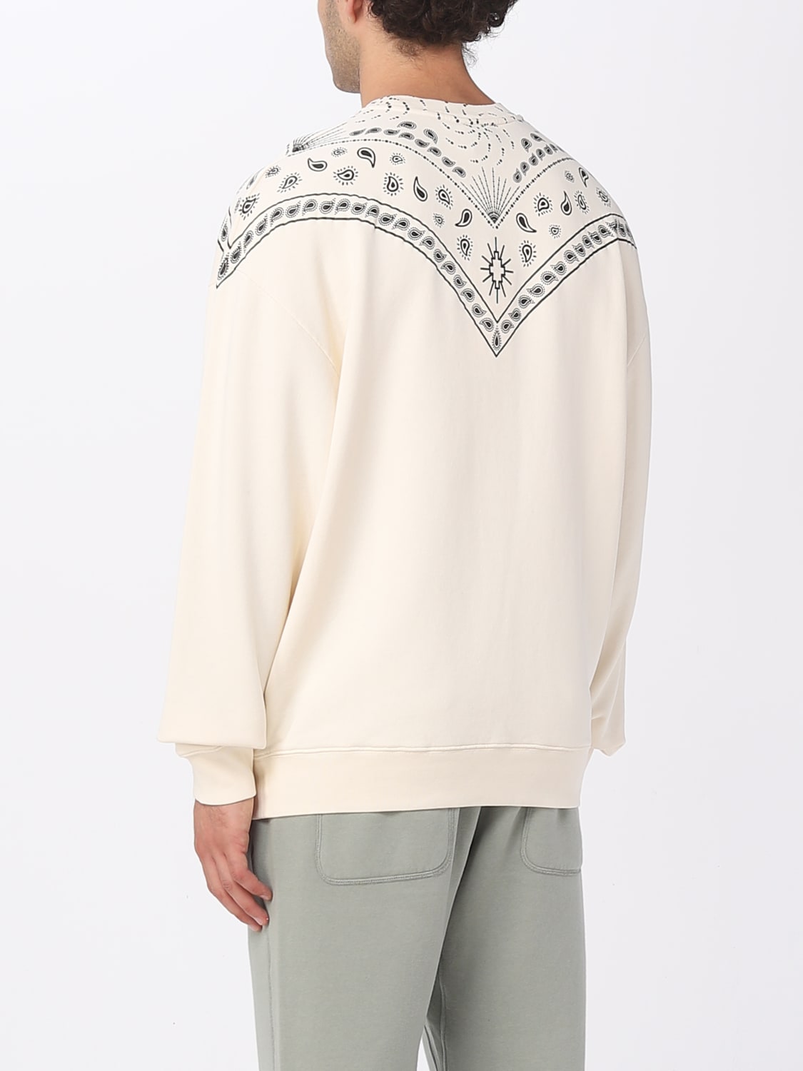 MARCELO BURLON COUNTY OF MILAN SWEATSHIRT: Sweatshirt herren Marcelo Burlon County Of Milan, Yellow Cream - Img 2